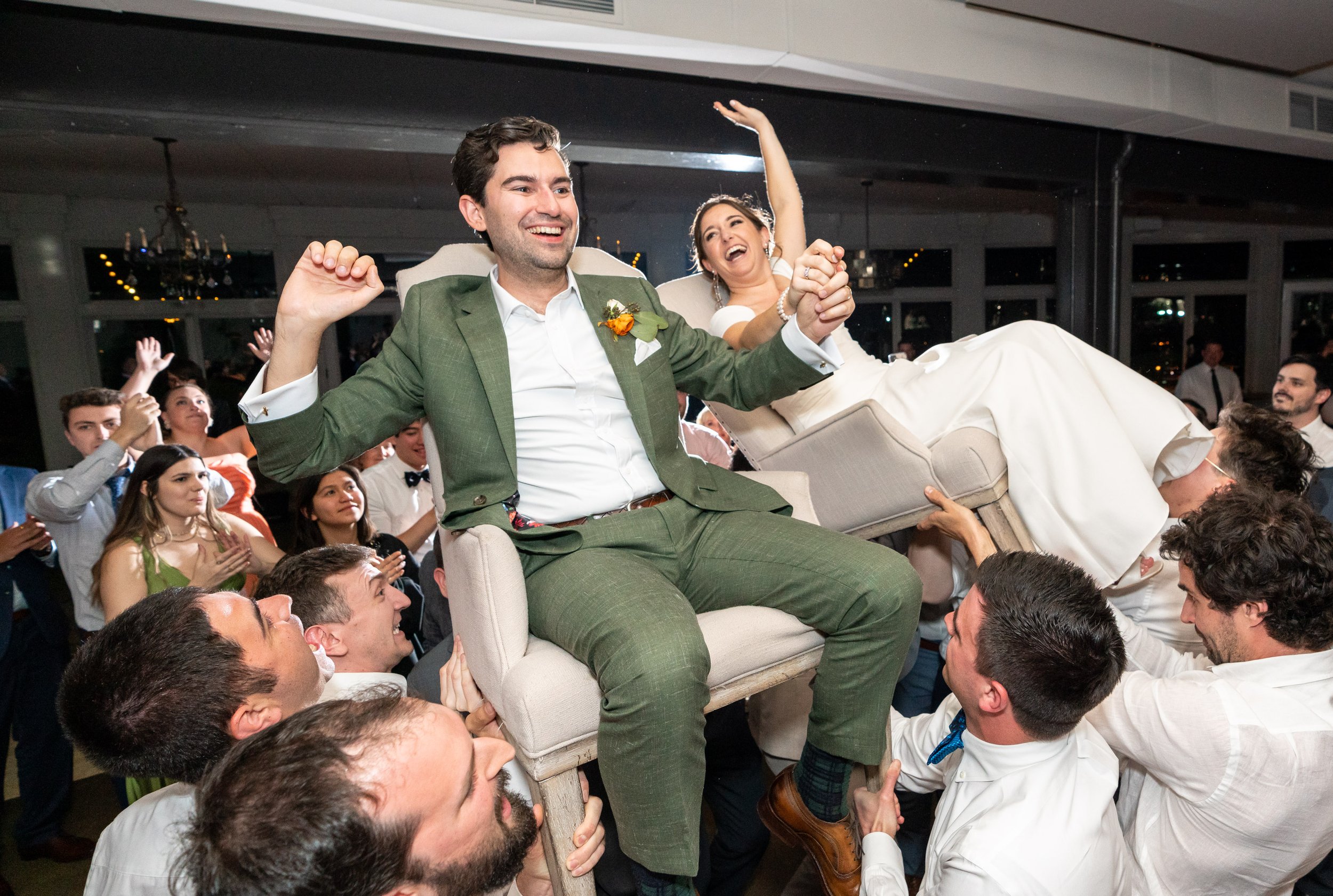 Jewish wedding at Stone Tower Winery with the hora photos