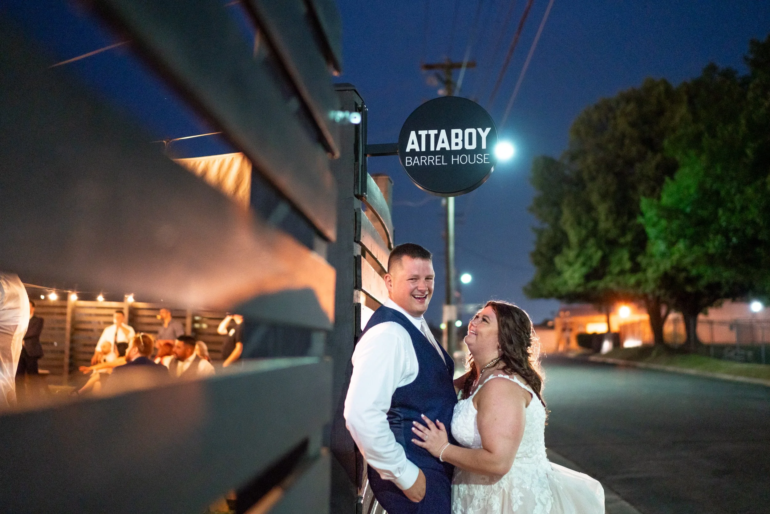 Fun, and more fun! Attaboy Barrel House Wedding