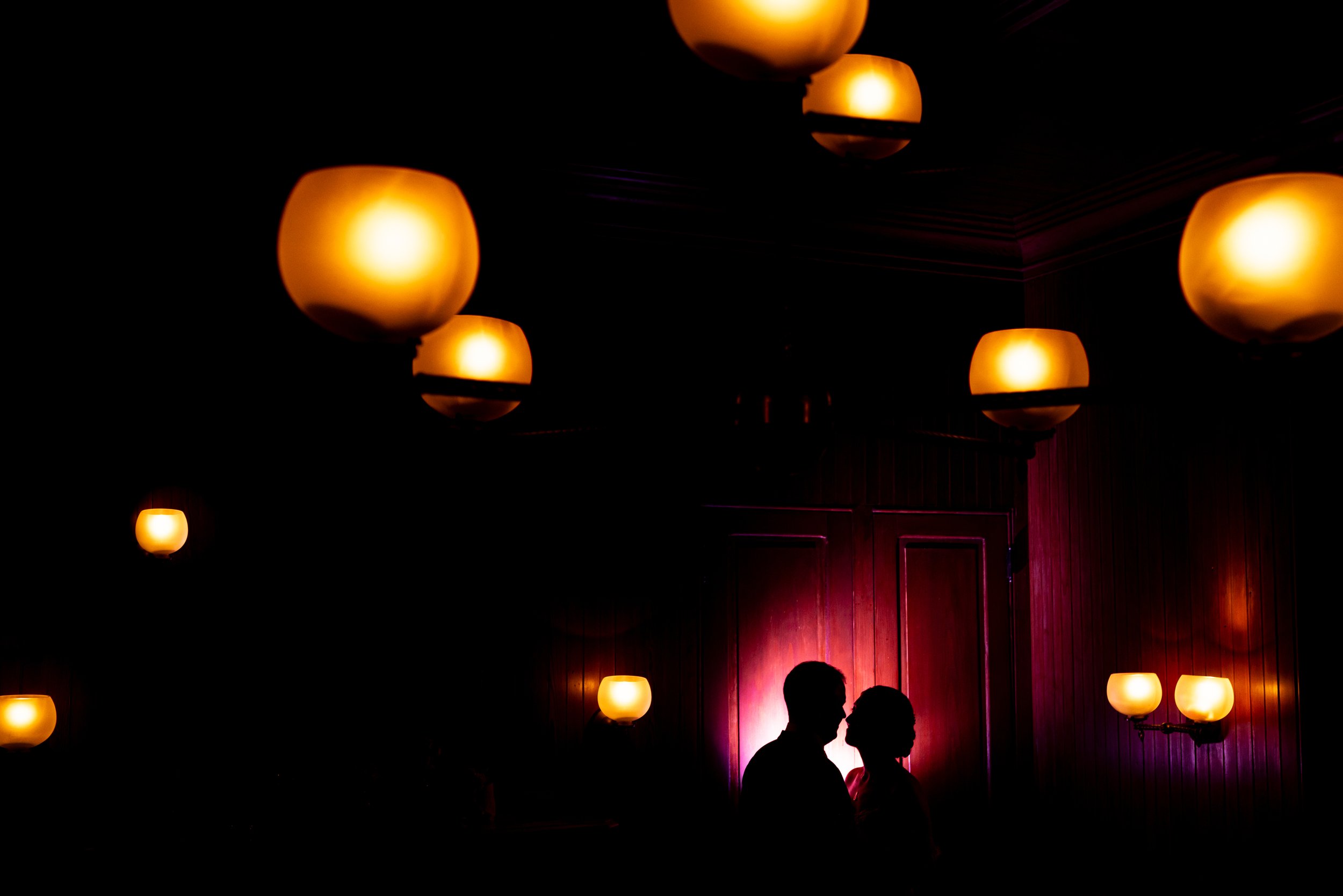 amazing artistic fun colorful wedding night portrait photography