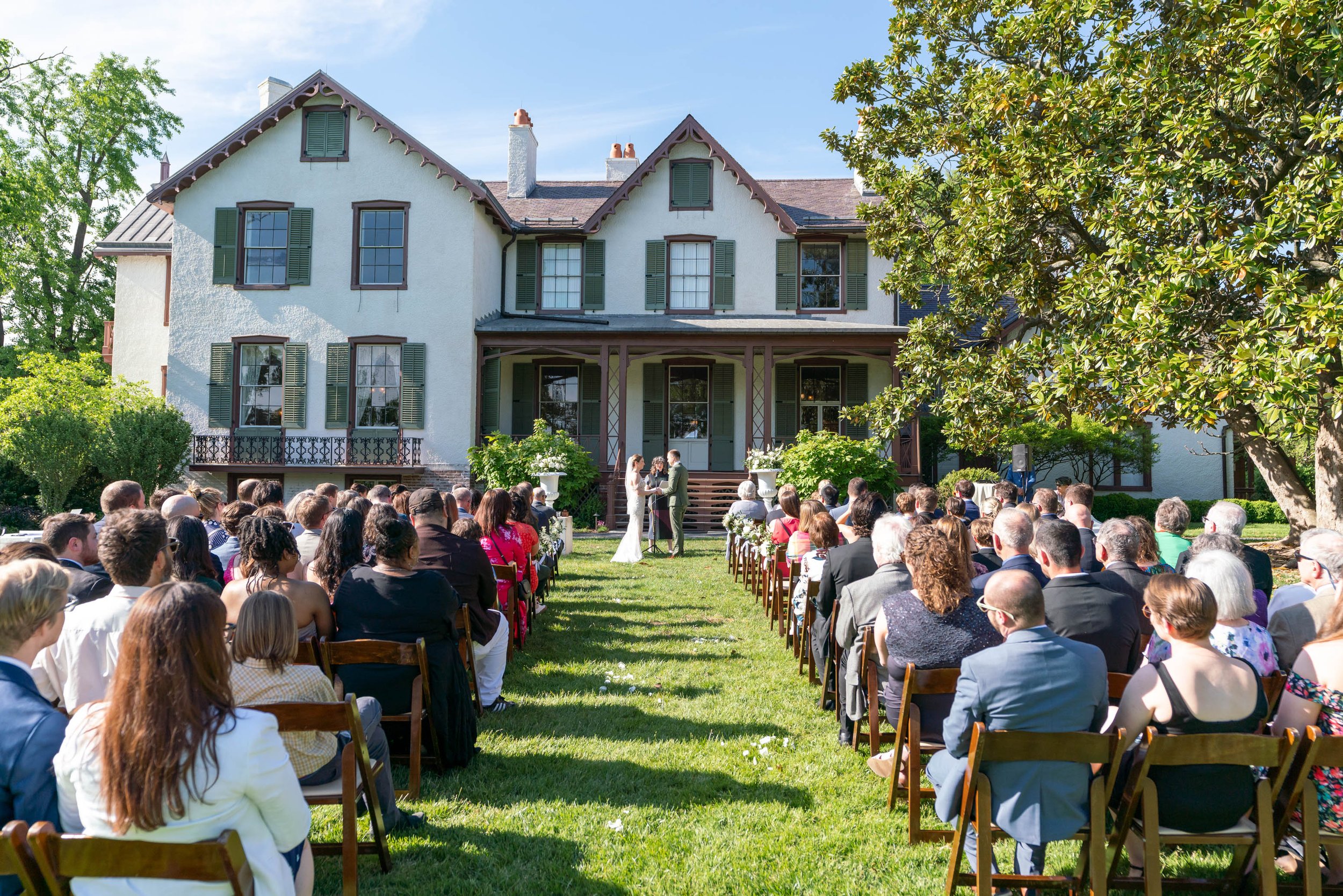 Historic Lincoln's Cottage wedding photo gallery in DC