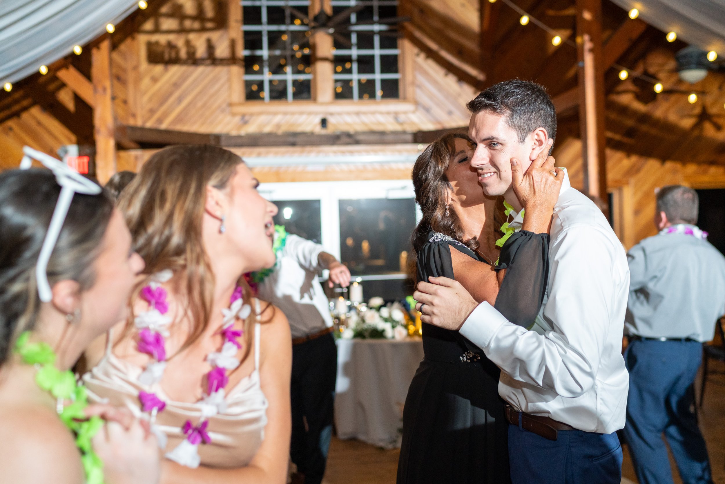 Dance floor fun wedding photography in outer banks nc