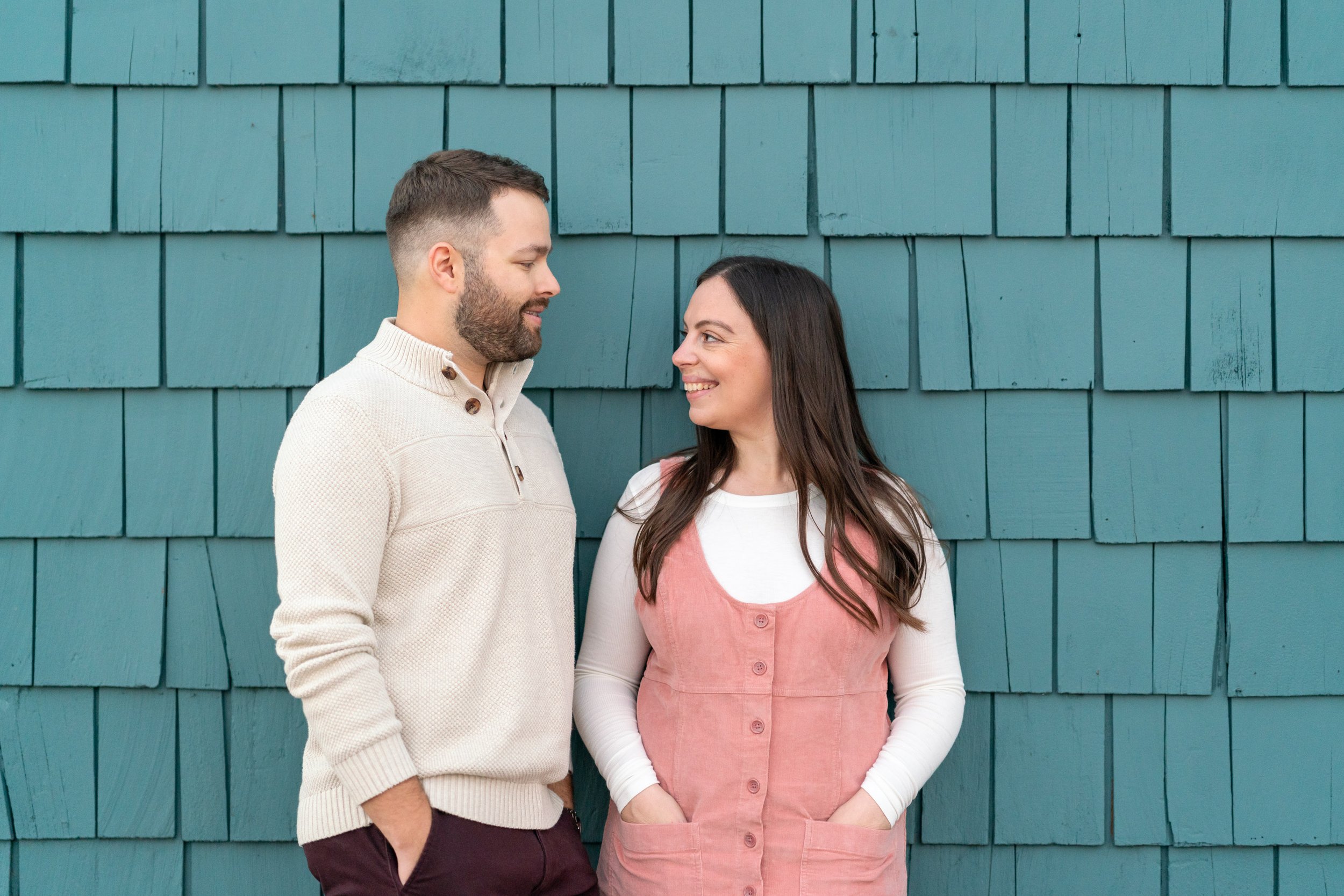 Swifts Alley Old Town Alexandria Fall Engagement Photo Session