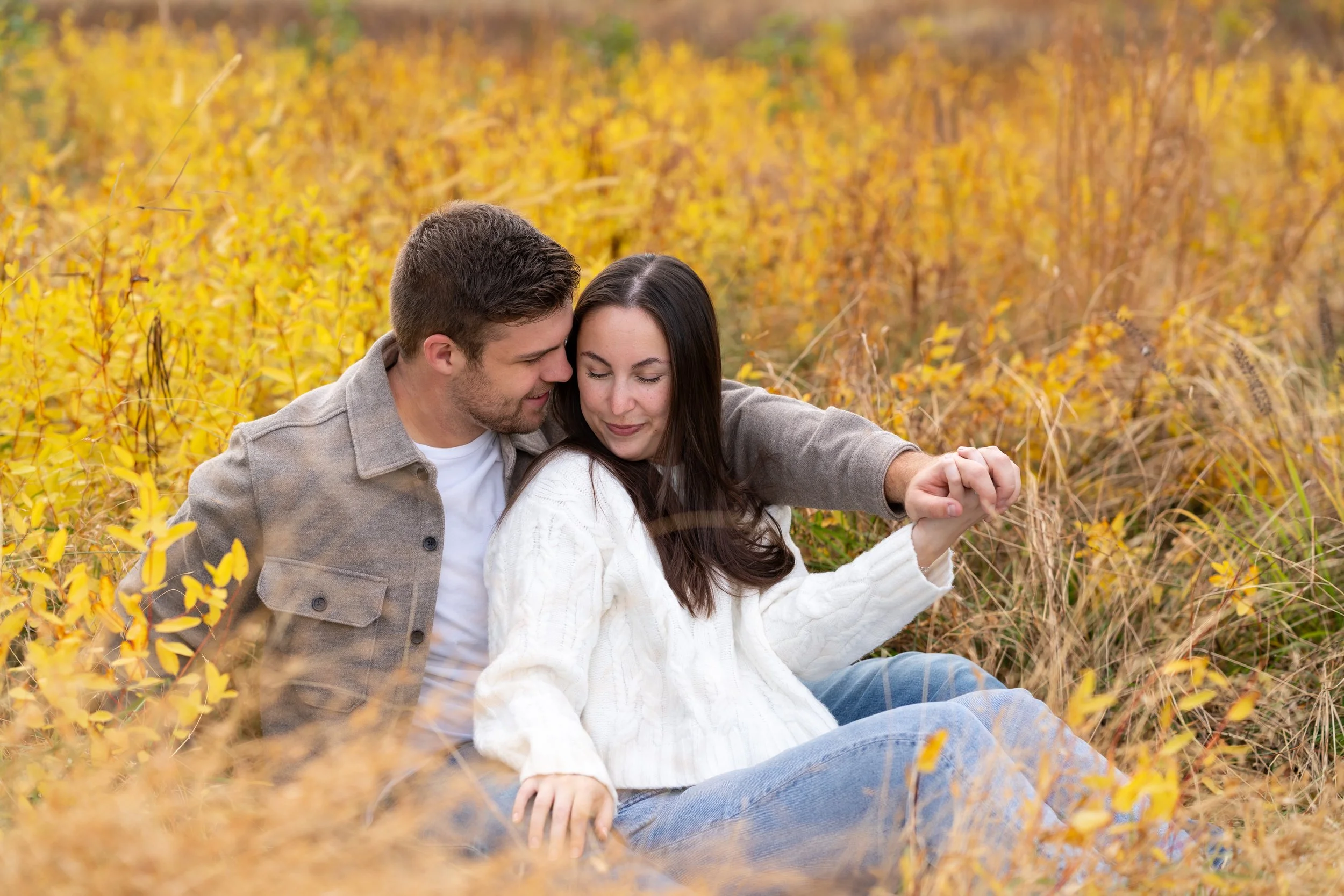 Dreamy romantic engagement photos in St Michael's Maryland