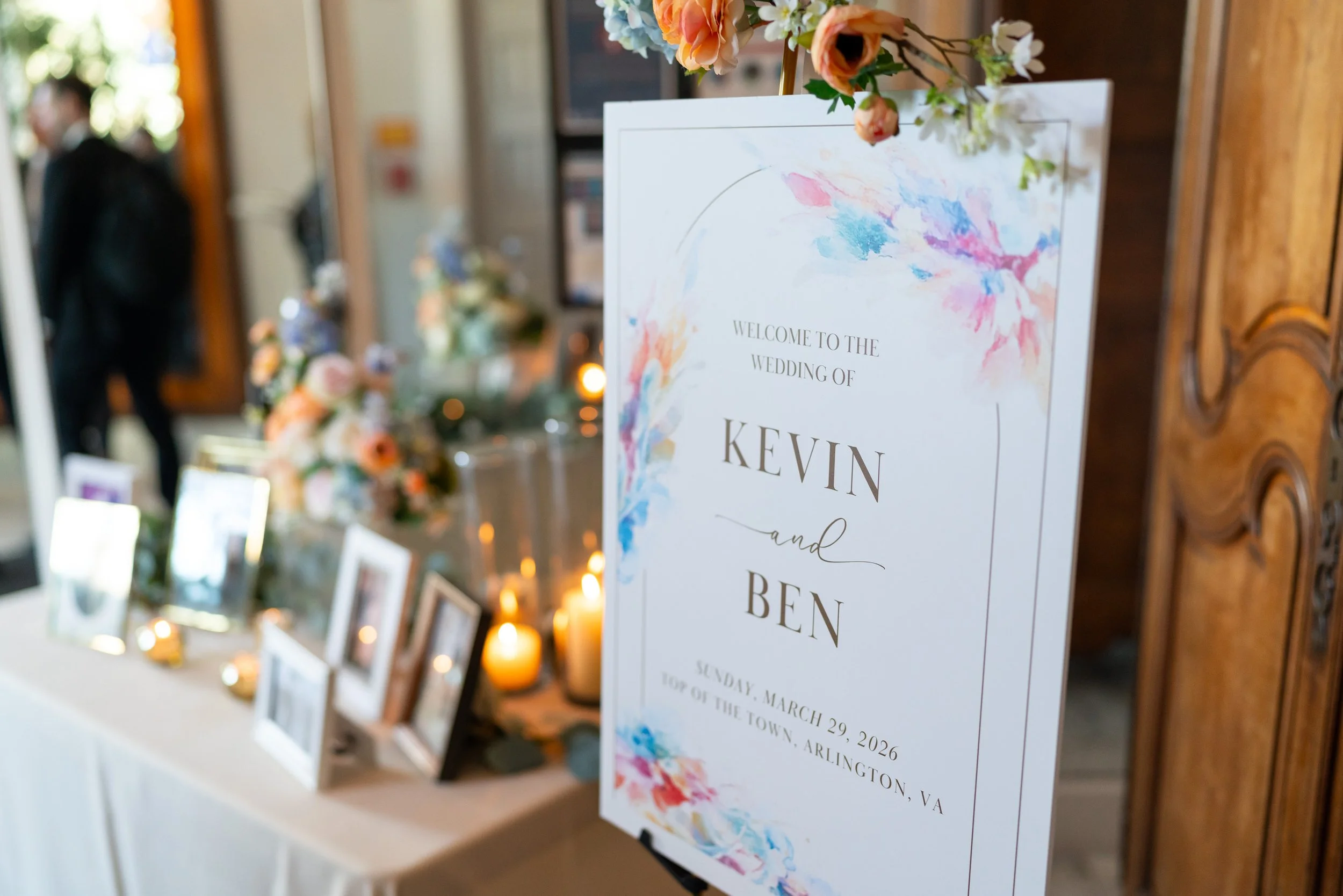 Wedding decor detail photos candid colorful romantic wedding photography in Washington dc