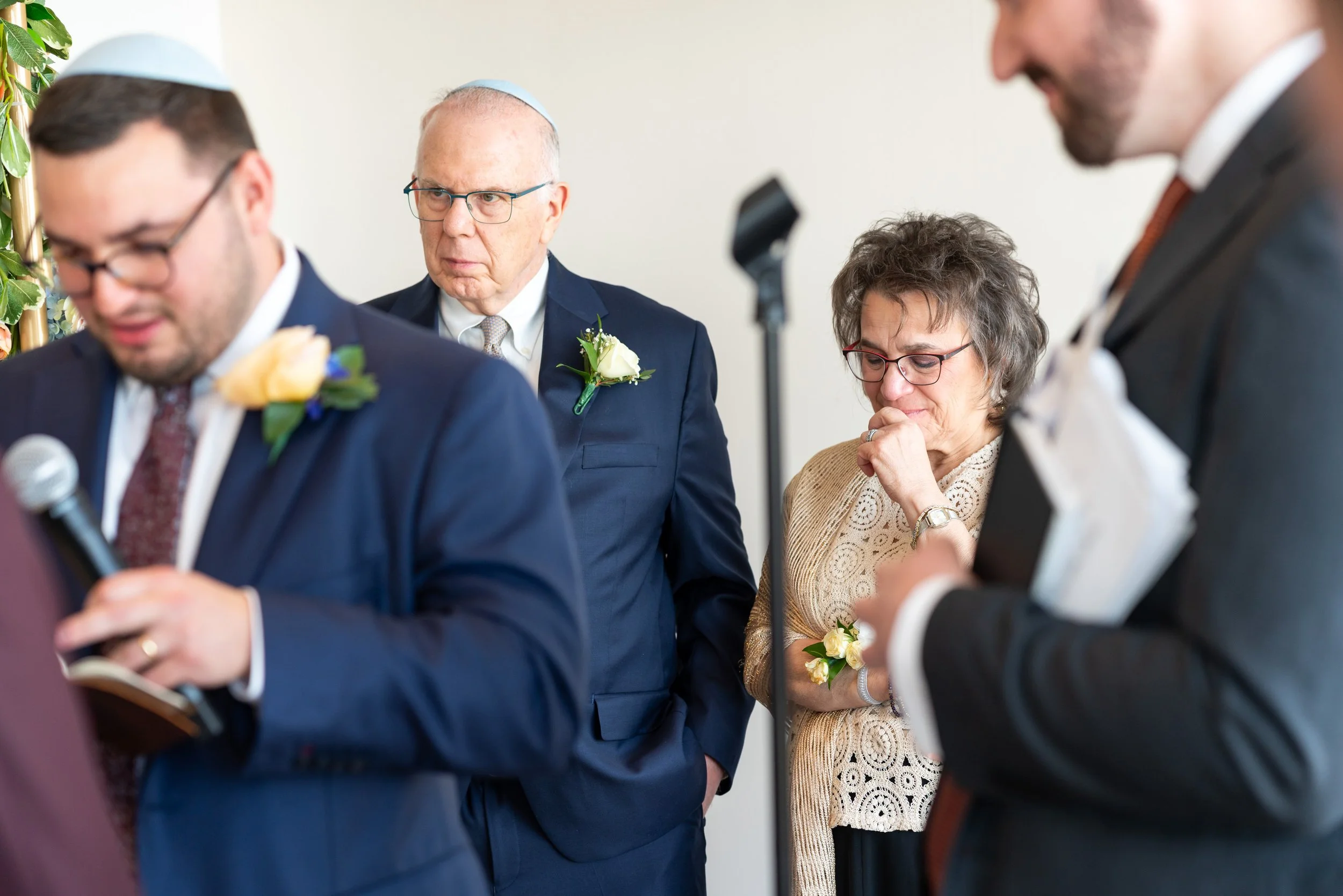 Gay Jewish wedding ceremony photos at Top of the Town Washington DC wedding photographer