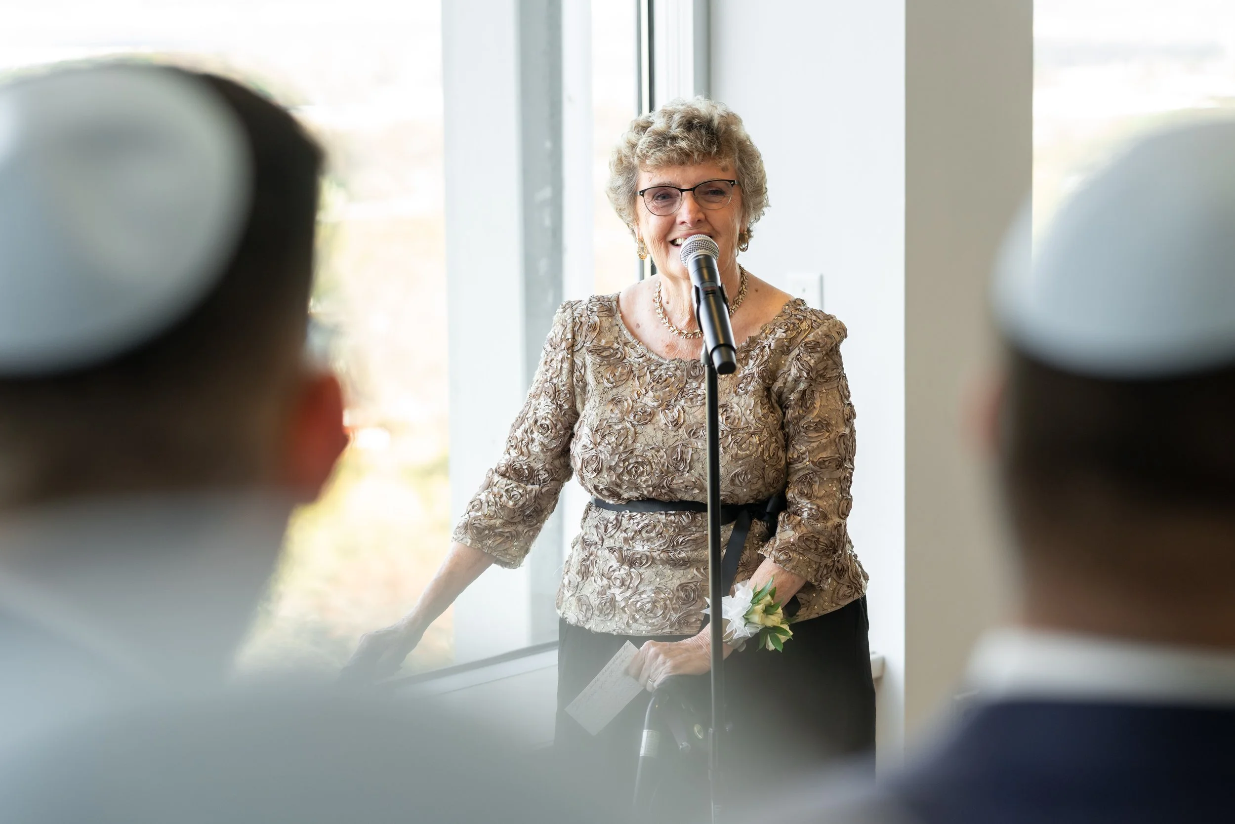 Gay Jewish wedding ceremony photos at Top of the Town Washington DC wedding photographer