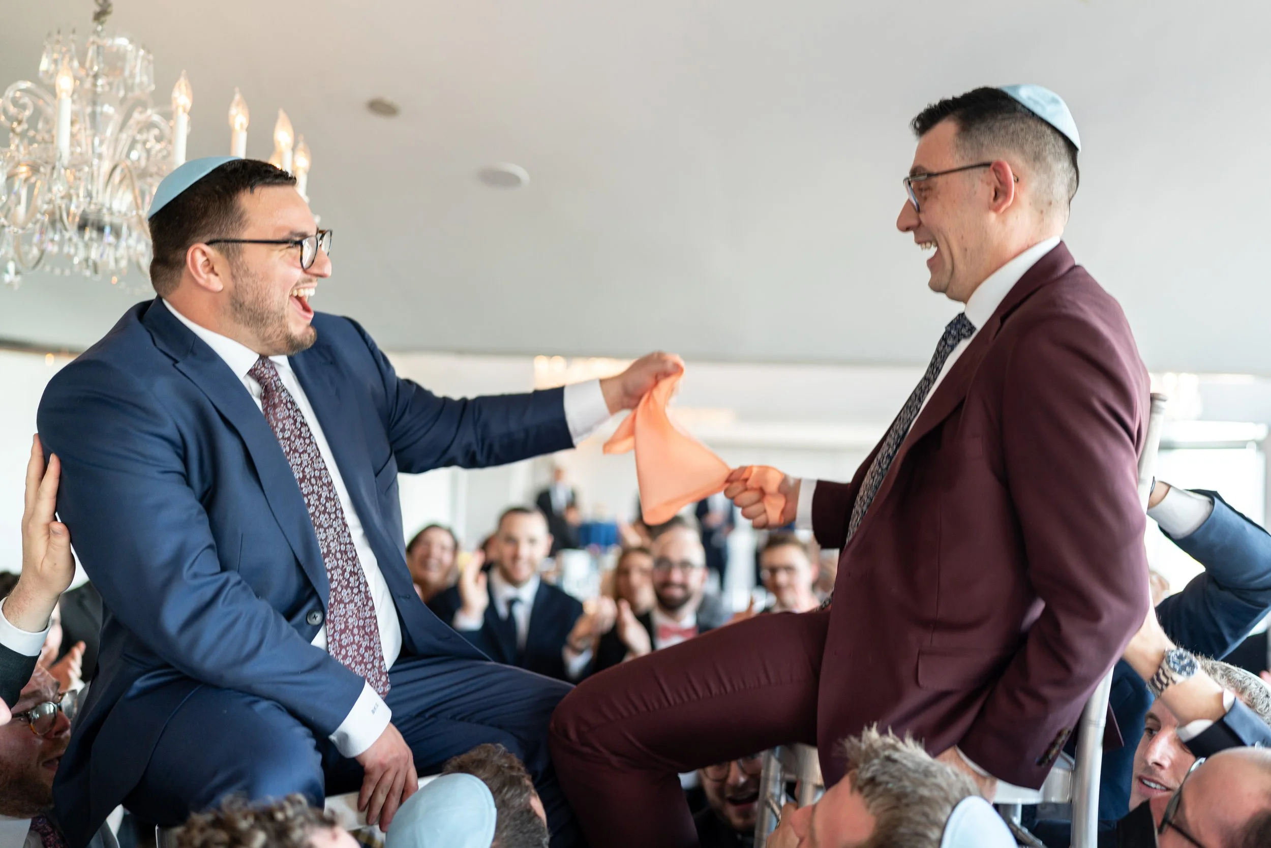 Jewish gay wedding in Washington DC at Top of the Town wedding photos