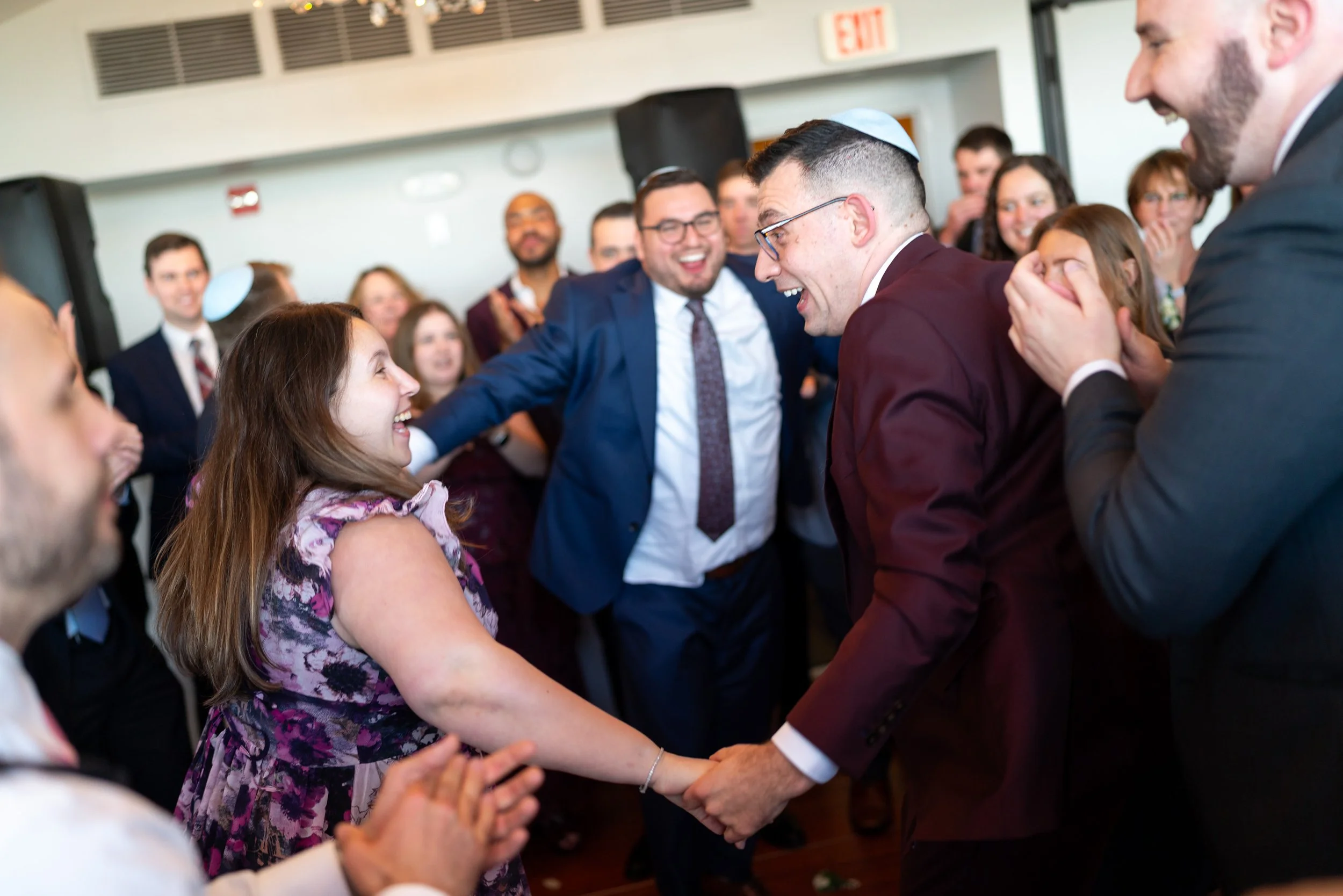 Jewish gay wedding in Washington DC at Top of the Town wedding photos