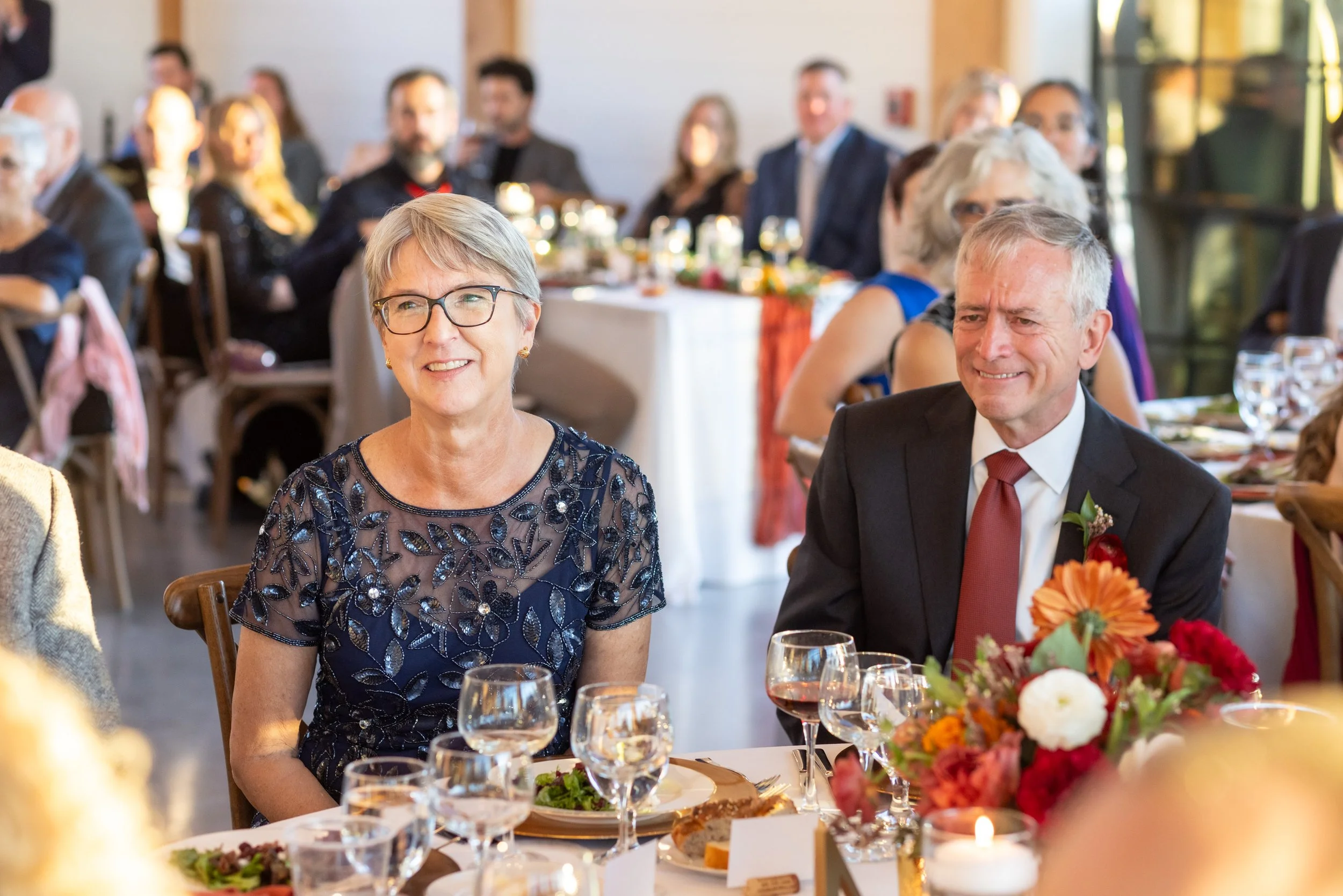 Beautiful romantic colorful wedding photograph of the first dance at Hilltop Farm