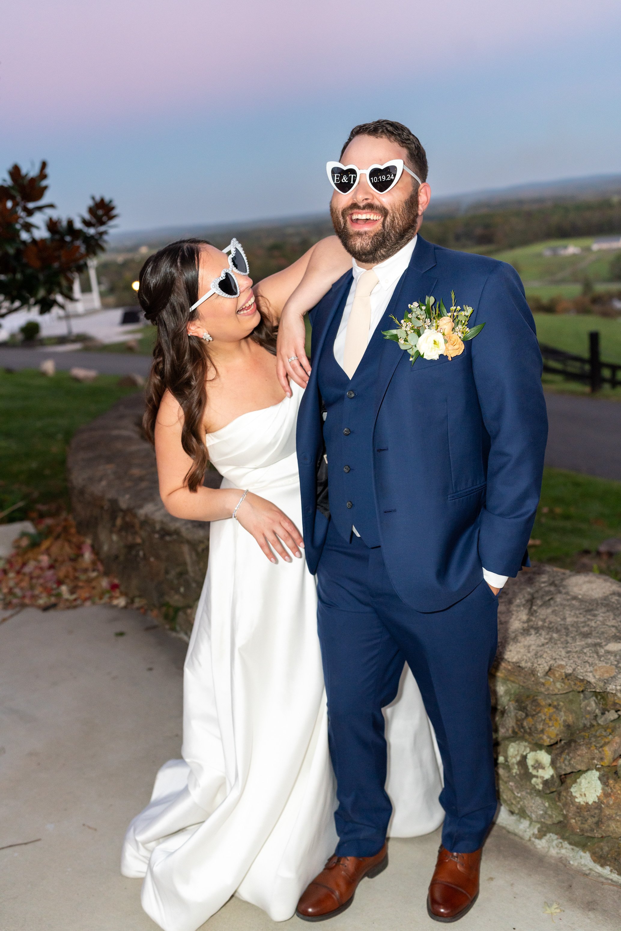 Fall Wedding at the View at Bluemont 