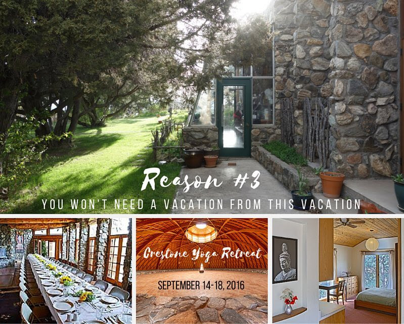 It’s a vacation that will actually leave you feeling rested and rejuvenated. Many times you get home from traveling and need a vacation to rest from your vacation. Not this one! You’ll leave feeling relaxed and also inspired and motivated to get back to your daily life.