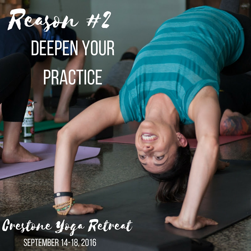 Deepen your practice by hitting the mat every day.