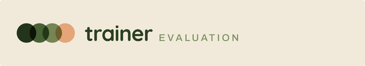 Trainer Evaluation