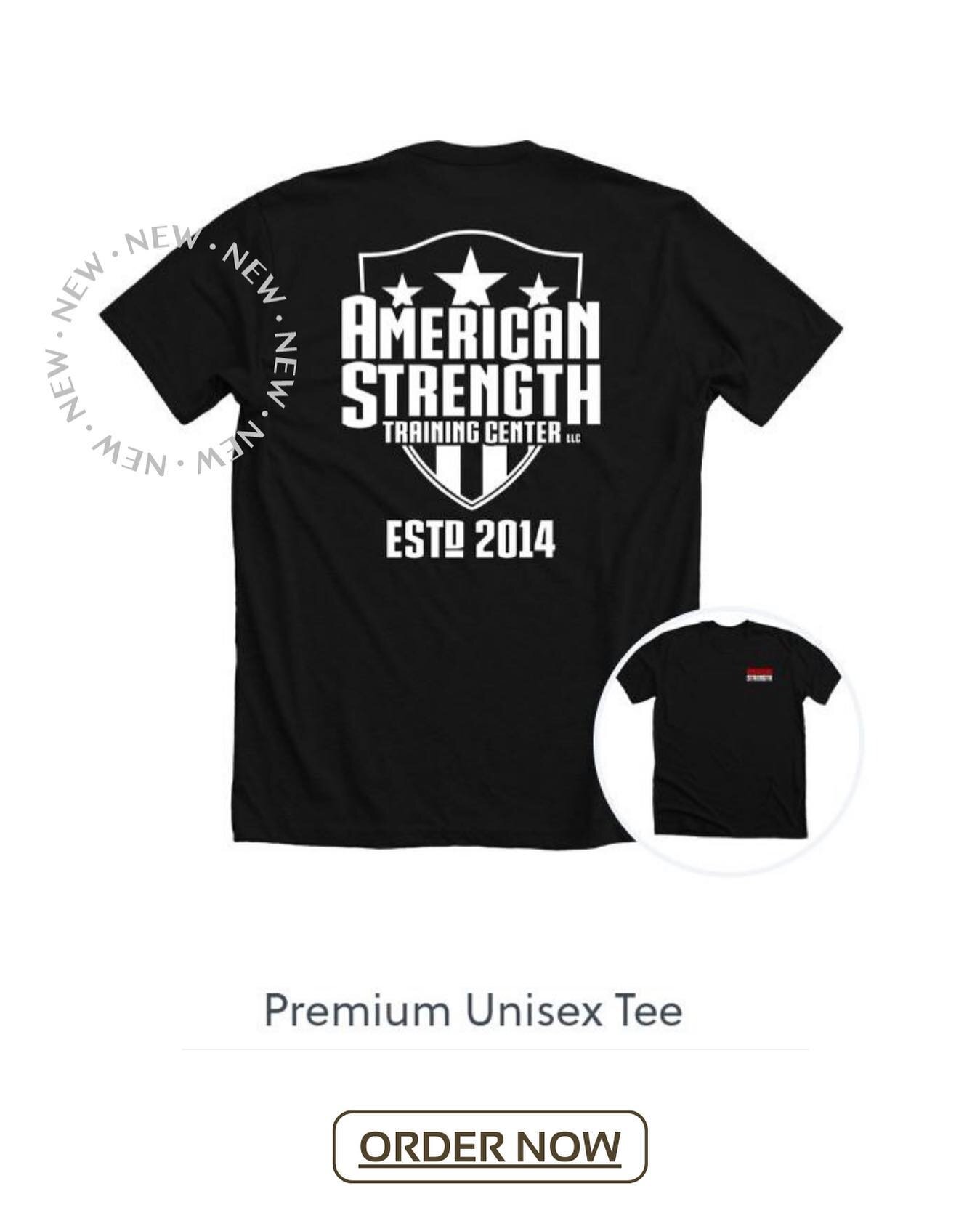 American Strength Apparel Store has our most popular style available to order again! ⁣
⁣
Orders can be placed now - August 2nd. ⁣
⁣
Options available in all styles including color of your choice and options for style (tee, long sleeve, hoodies + crew