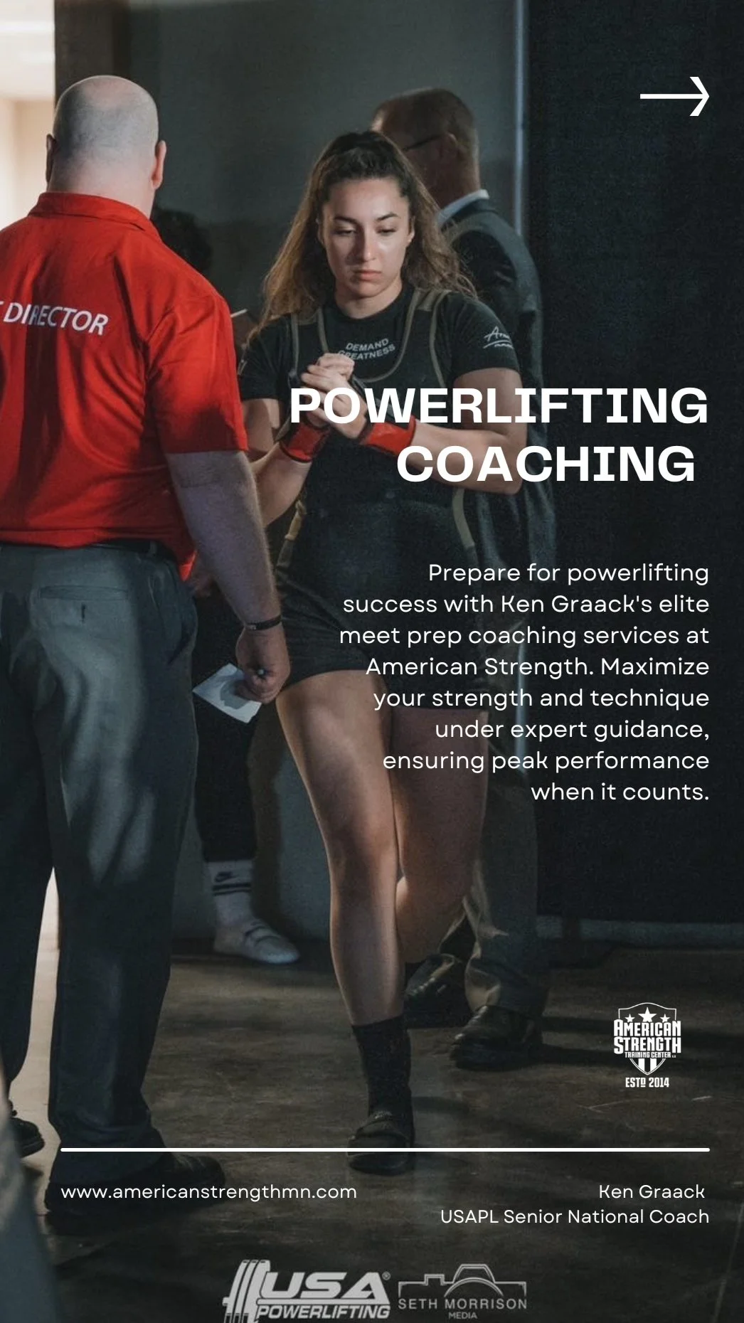 Powerlifting Coaching with Ken Graack at American Strength Training Center