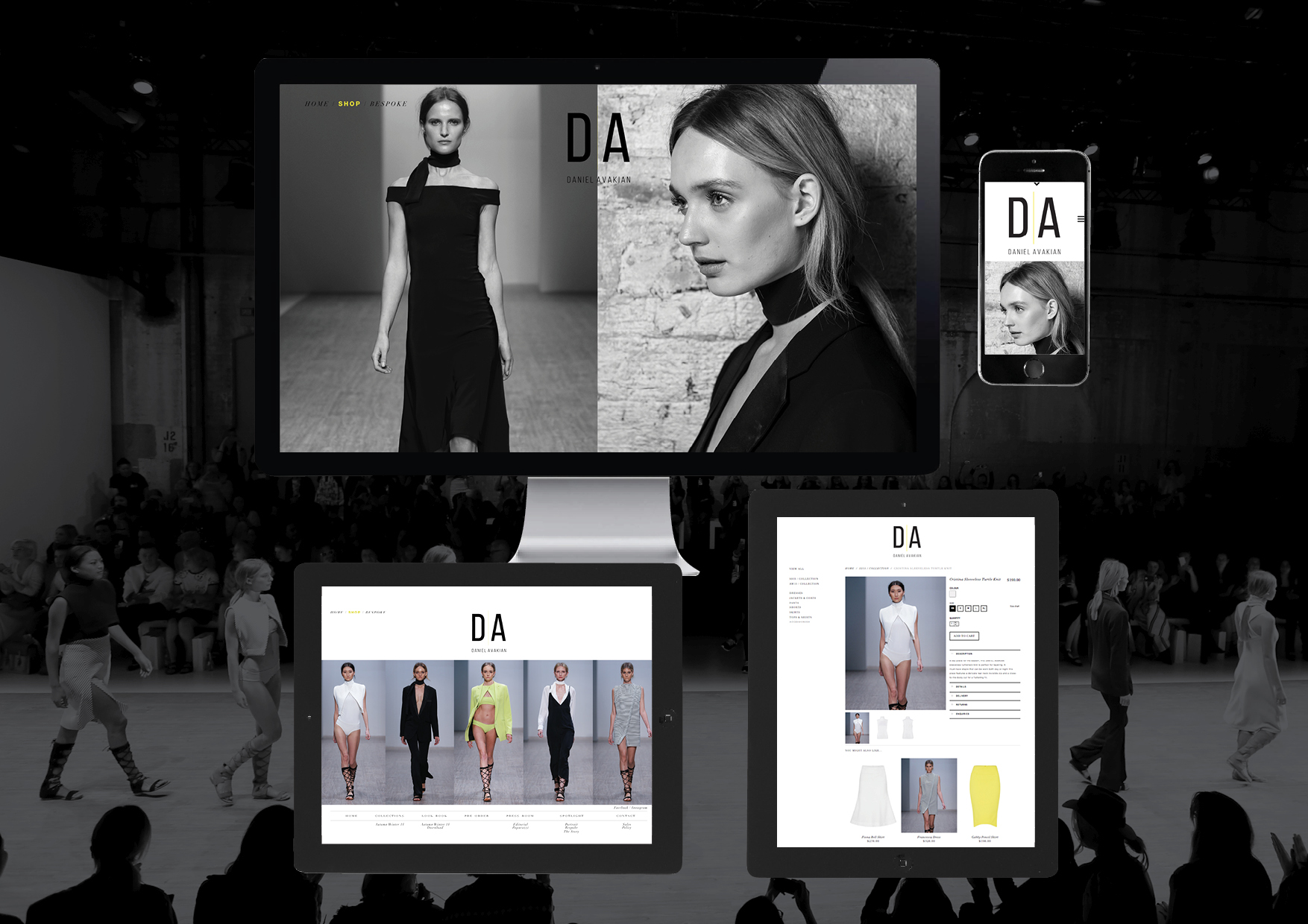 EVA KOSSOFF DESIGNS . is excited once again to be collaborating with the talented DANIEL AVAKIAN team. Developing the DA SS15 / DEUCE collection with new brand and online creative strategies.