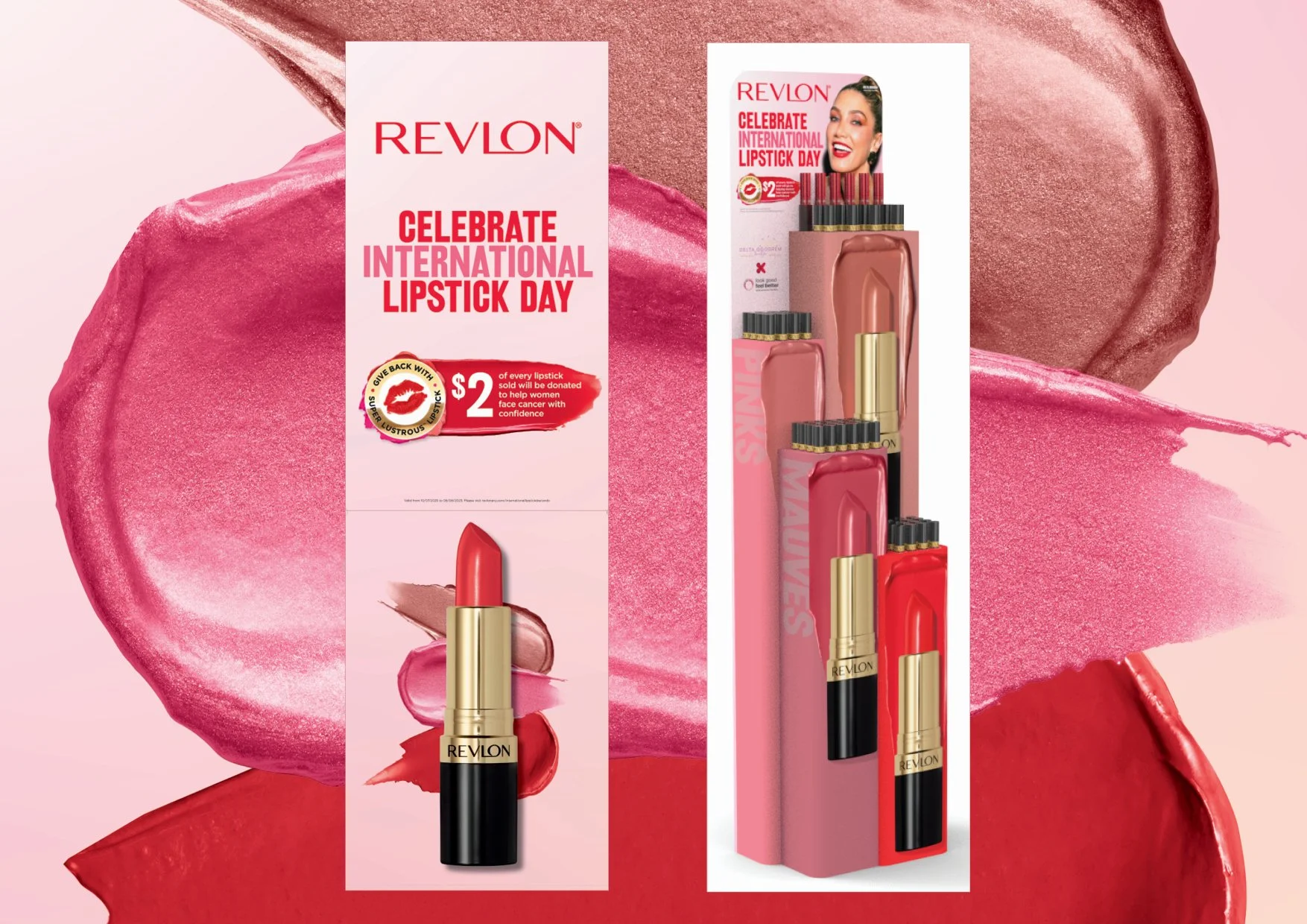  💋 Rise &amp; Shine - Happy International Lipstick Day!!! Live Australia wide. I’m honoured to be involved with this meaningful initiative. Creative&nbsp; @evakossoffdesign &nbsp;xo 