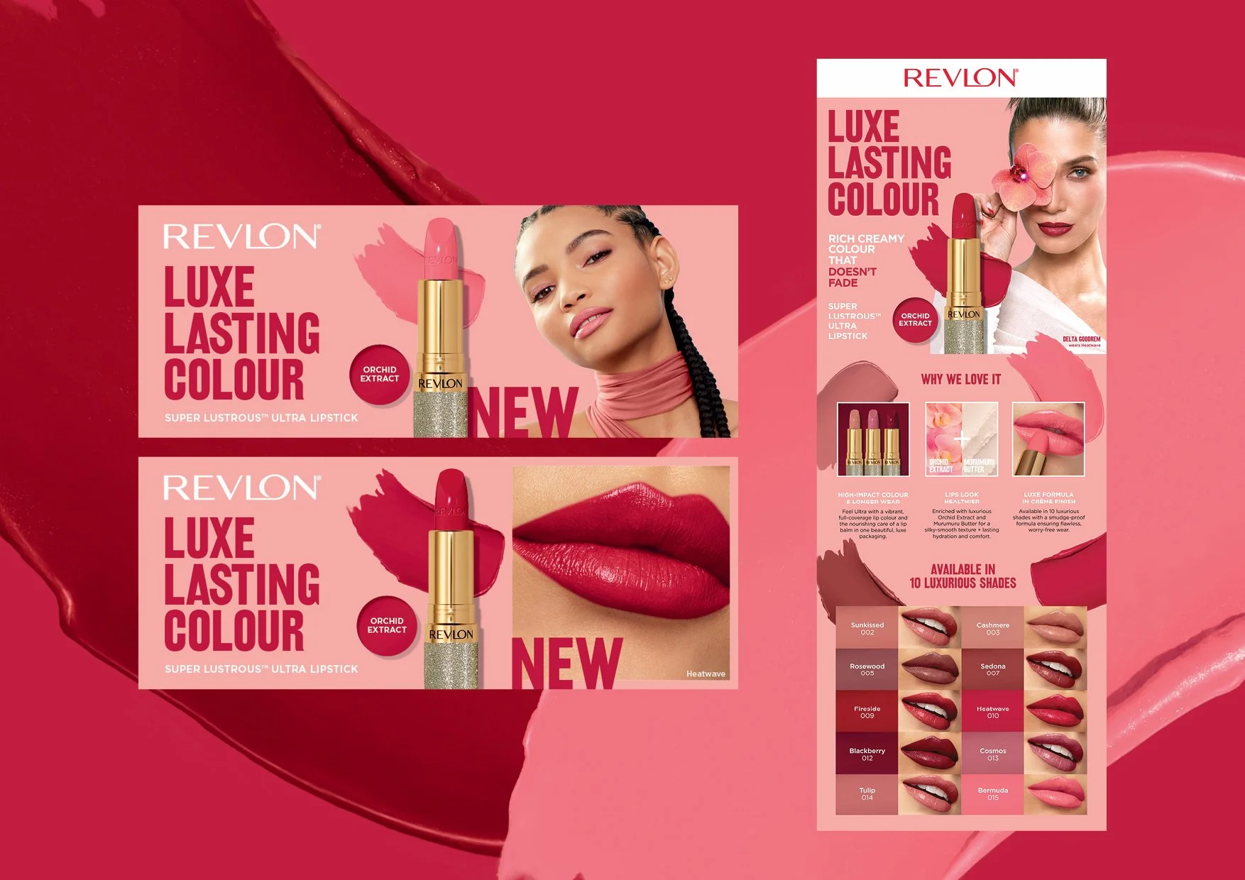  💄❤️‍🔥 COLOUR ME HAPPY! One of my favourite launches -&nbsp;Super Lustrous Ultra Lipstick&nbsp;Integrated Campaign Creative&nbsp; @evakossoffdesigns &nbsp;xo 