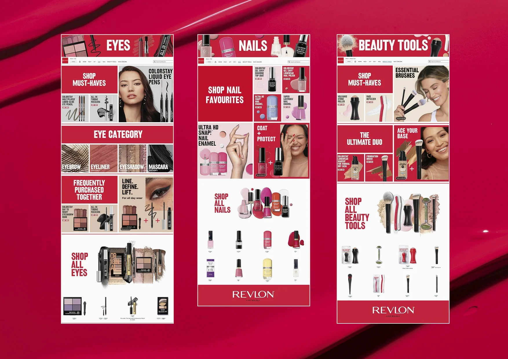  IT’S LIVE! 💥 Revlon Australia’s Amazon Brand Store is here.&nbsp; Amazon.com.au: Revlon  💥 A career highlight to work with the super talented digital team on this exciting&nbsp;brand project. Creative&nbsp; @evakossoffdesigns  xo. Stay tuned for m