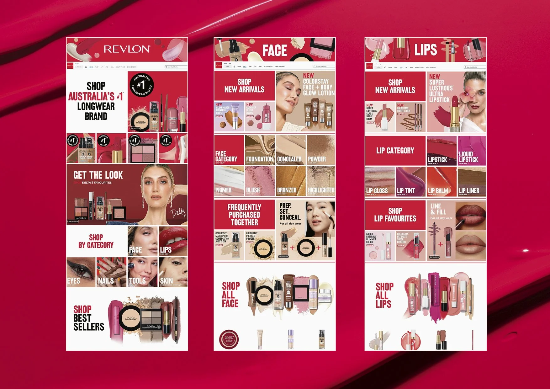  IT’S LIVE! 💥 Revlon Australia’s Amazon Brand Store is here.&nbsp; Amazon.com.au: Revlon  💥 A career highlight to work with the super talented digital team on this exciting&nbsp;brand project. Creative&nbsp; @evakossoffdesigns  xo. Stay tuned for m
