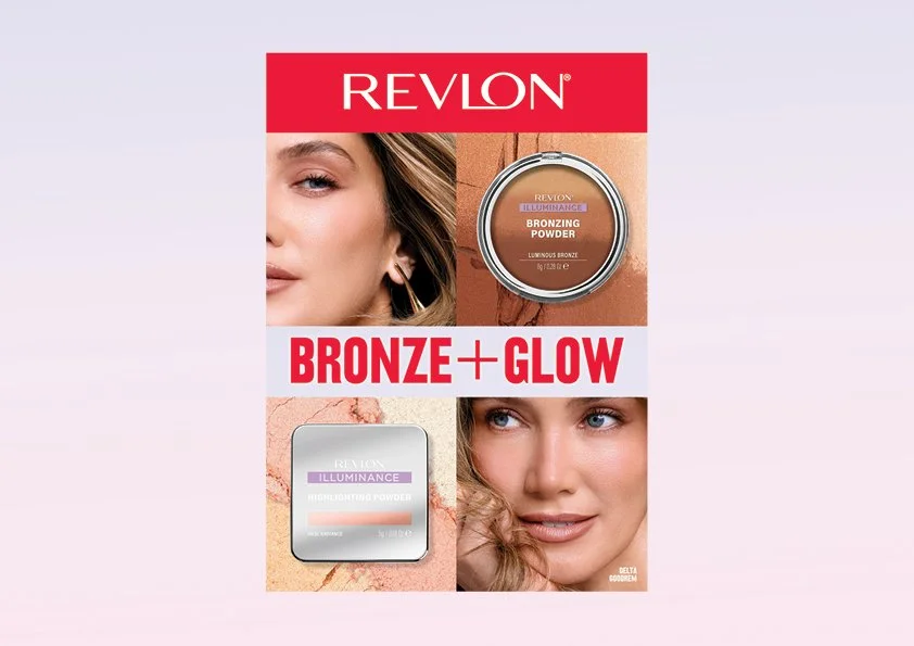  ☀️ More summer glow! Our newest Revlon Illuminance Bronzing Powders, Highlighters and Setting Sprays launch campaign is live. Bring a lit-from-within glow. Creative&nbsp; @evakossoffdesigns &nbsp;xo Print, POS and merchandising design, PR and digita
