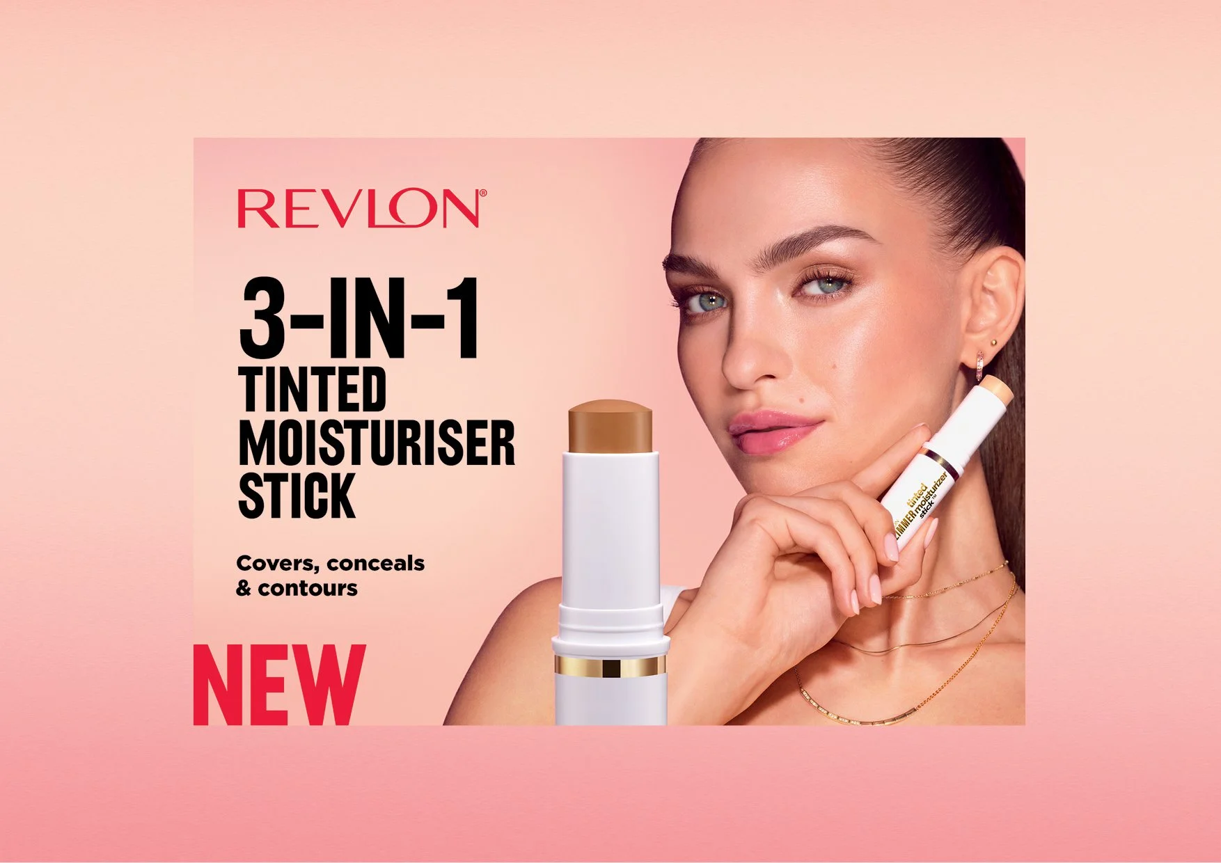  ✨ Glimmer &amp; Glow this Summer. Introducing Revlon's NEW Glimmer Tinted Moisturiser Stick creative campaign. Print advertising, point of sale and merchandising design and digital creative&nbsp; @evakossoffdesigns &nbsp;xo 