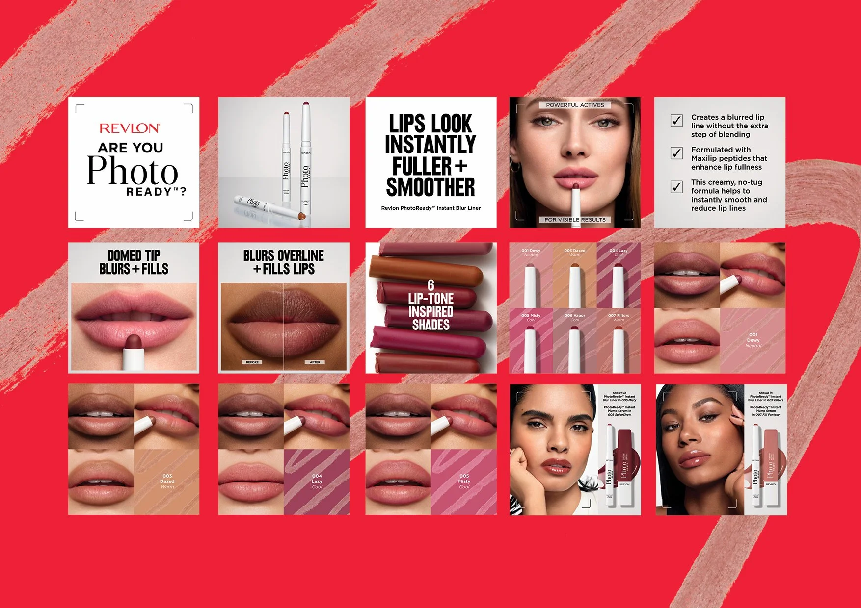  🔥🔥&nbsp;A&nbsp;camera on day, with Revlon’s NEW PhotoReady Instant Blur Liner&nbsp;creative now live! Print advertising, point of sale and merchandising design, PR and&nbsp;digital creative&nbsp; @evakossoffdesigns &nbsp;xo 