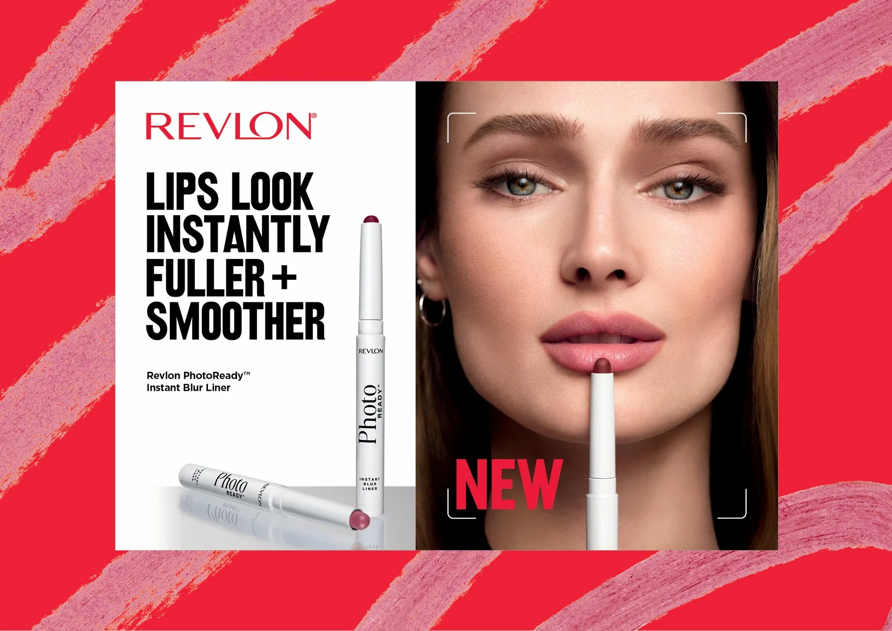  🔥🔥&nbsp;A&nbsp;camera on day, with Revlon’s NEW PhotoReady Instant Blur Liner&nbsp;creative now live! Print advertising, point of sale and merchandising design, PR and&nbsp;digital creative&nbsp; @evakossoffdesigns &nbsp;xo 
