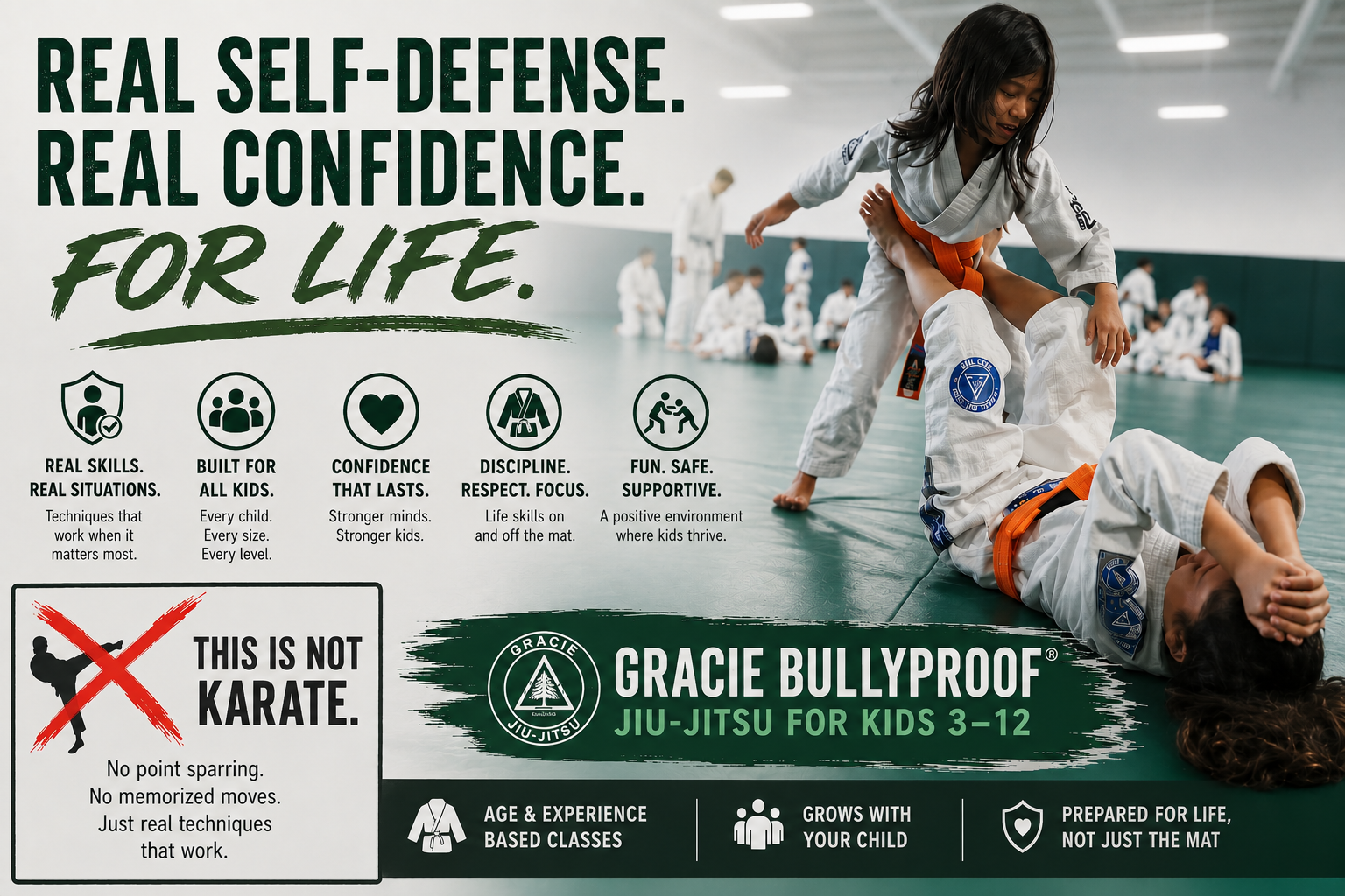 not karate real kids martial arts that works in eugene oreong