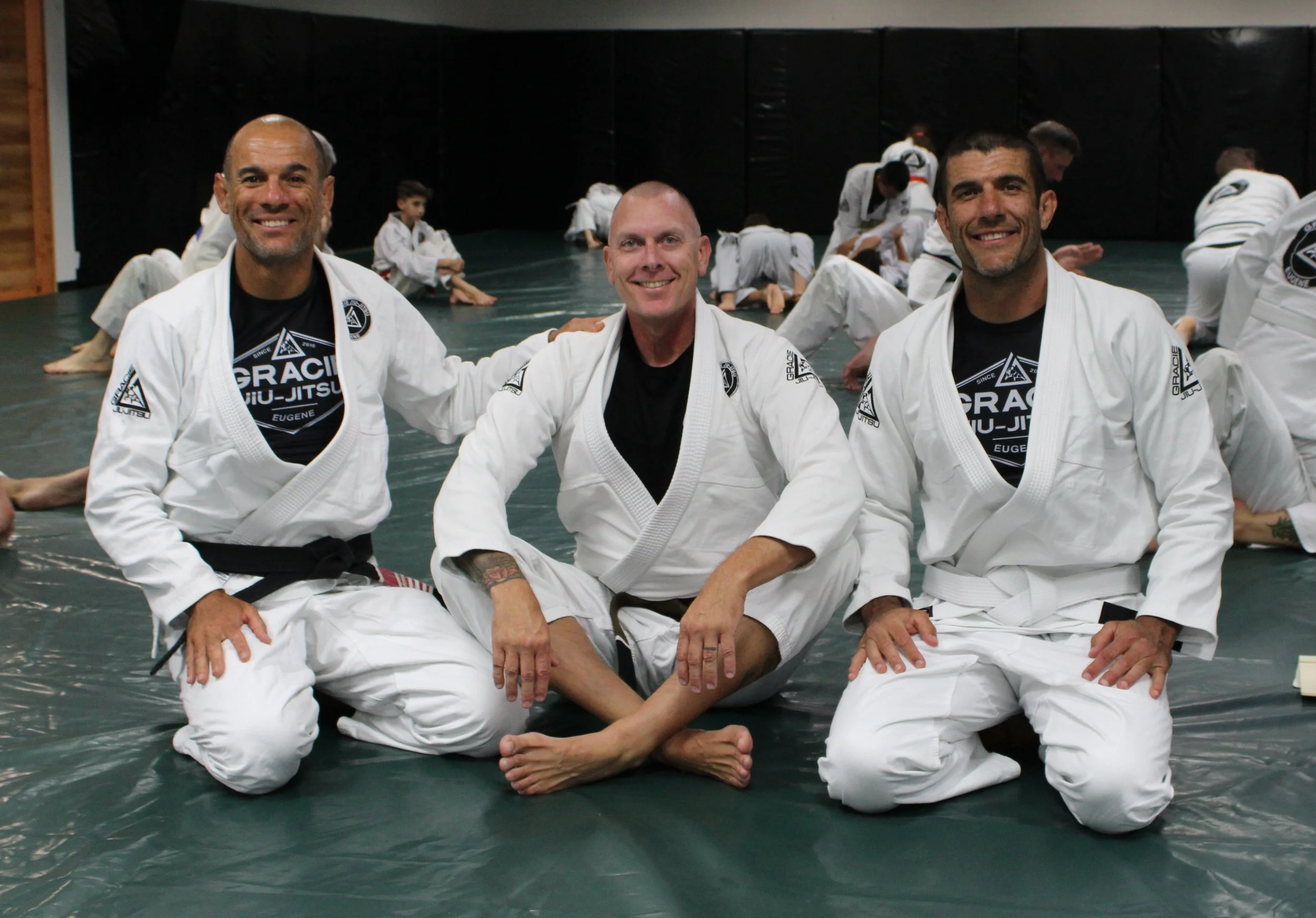 Rener and Ryron Gracie at Gracie Jiu Jitsu Eugene