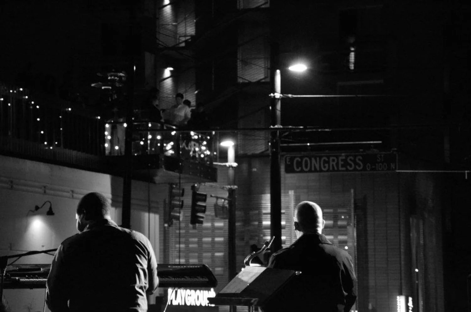 Kevin Hamilton and Mike Kuhn at Soul Music at 2nd Saturdays on 5th Ave. - Tucson, AZ Feb 2012