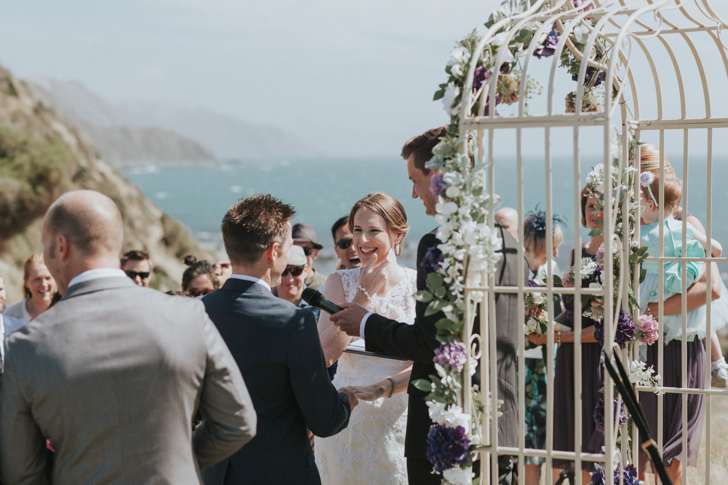 Groom saying "I Do"