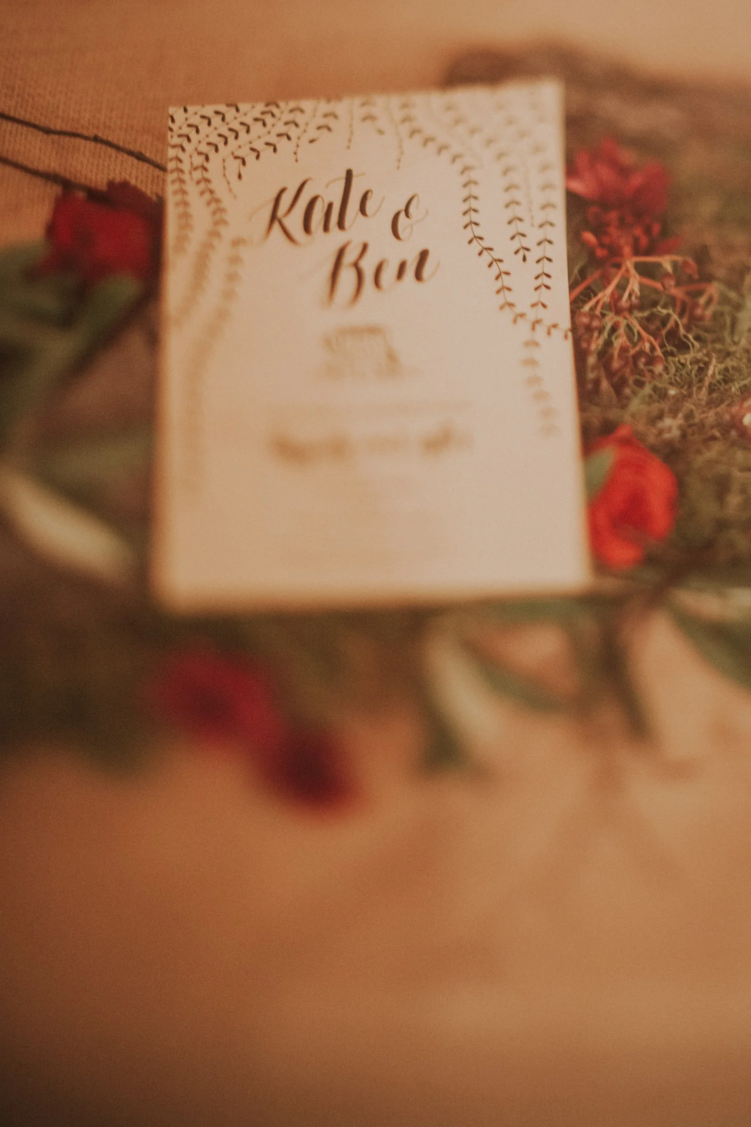 wedding invitiations made by The Wild Ones, Wellington