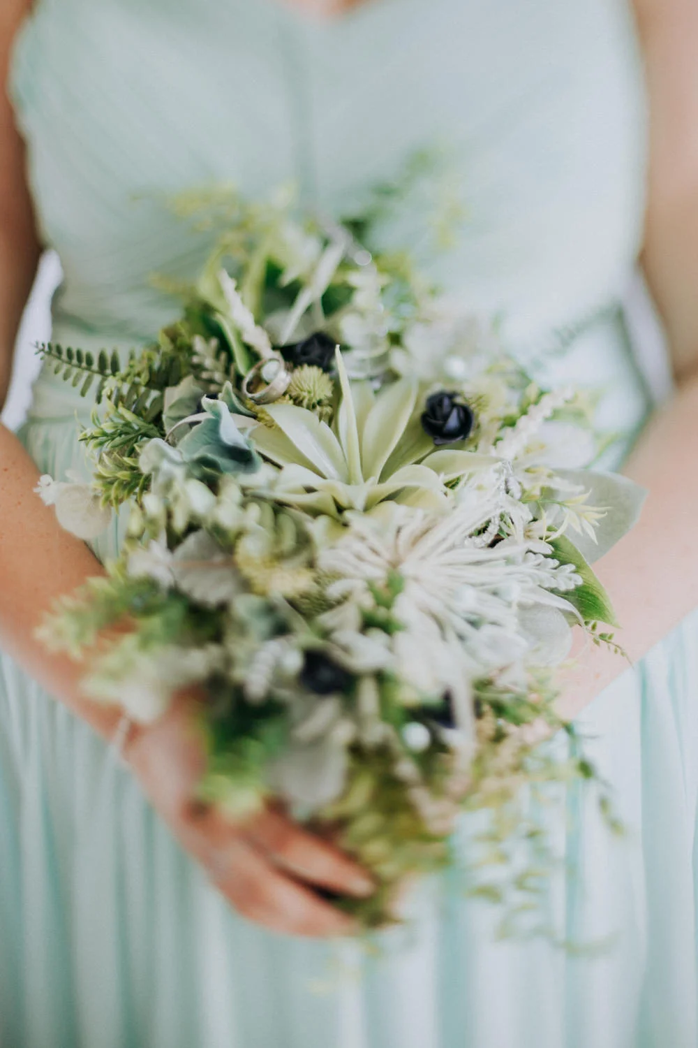 plastic wedding bouquet