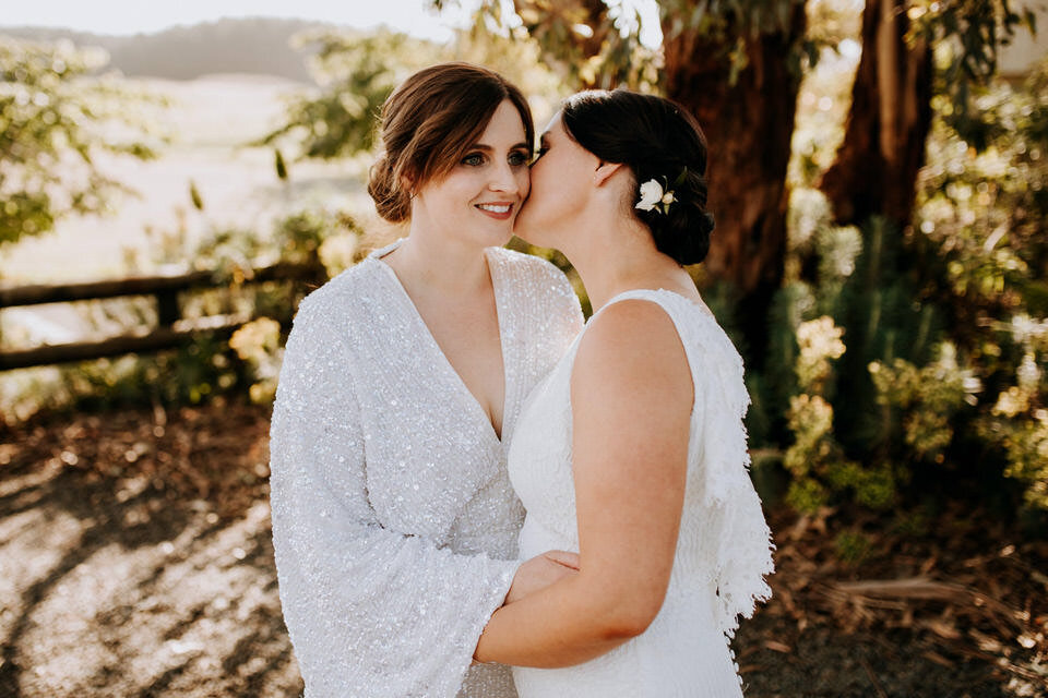 Two stunning Brides Married at Sudbury NZ - Grace and Gemma - Jaymee ...