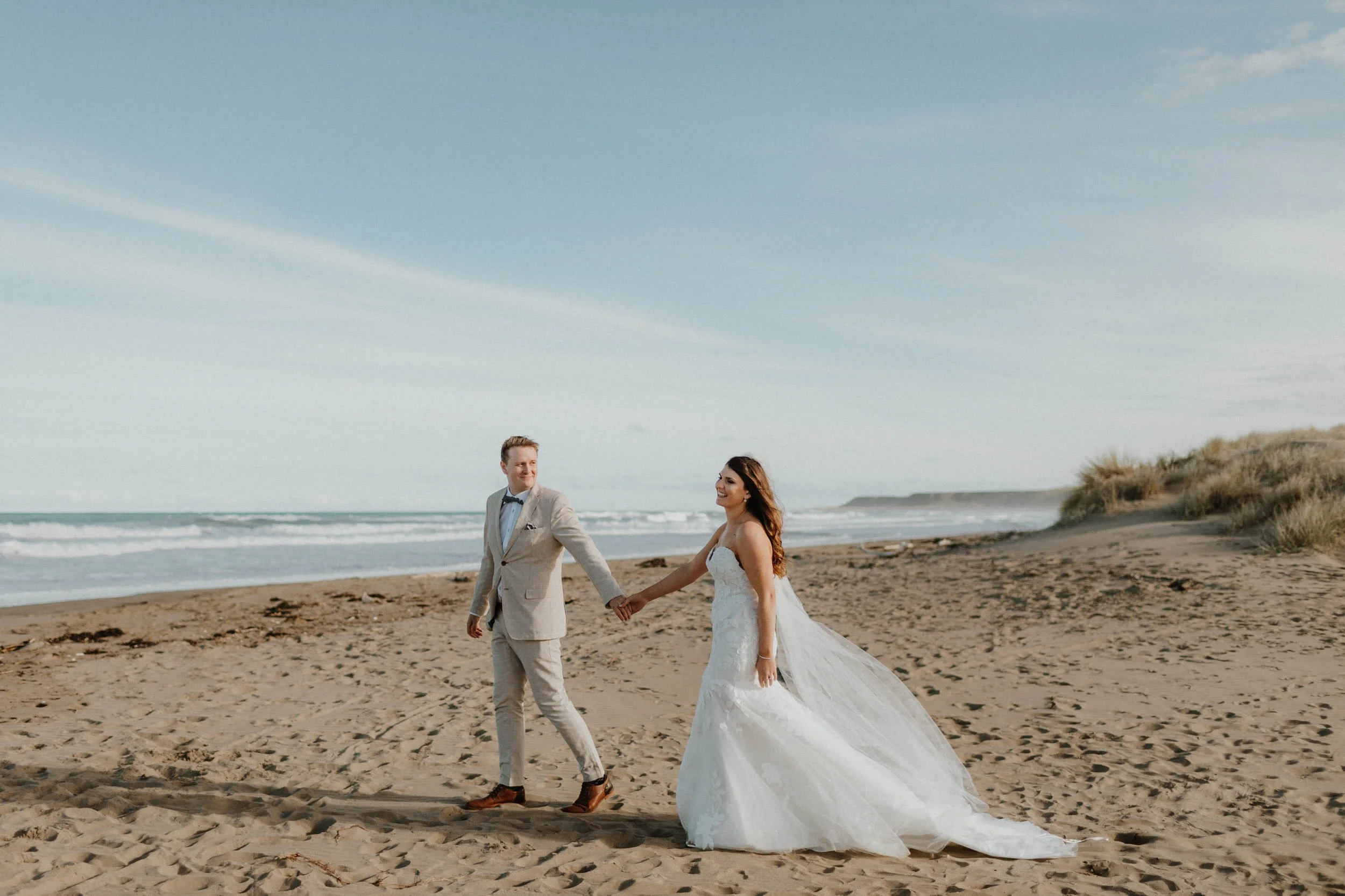 Riversdale beach wedding Wairarapa