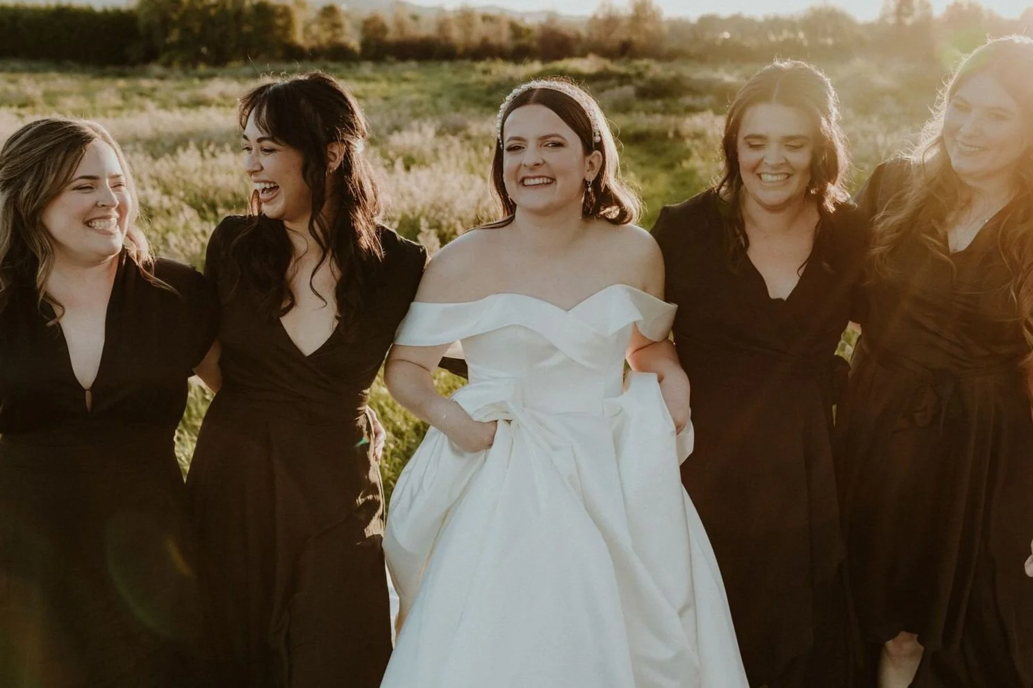 Bridesmaid photos at Brackenridge