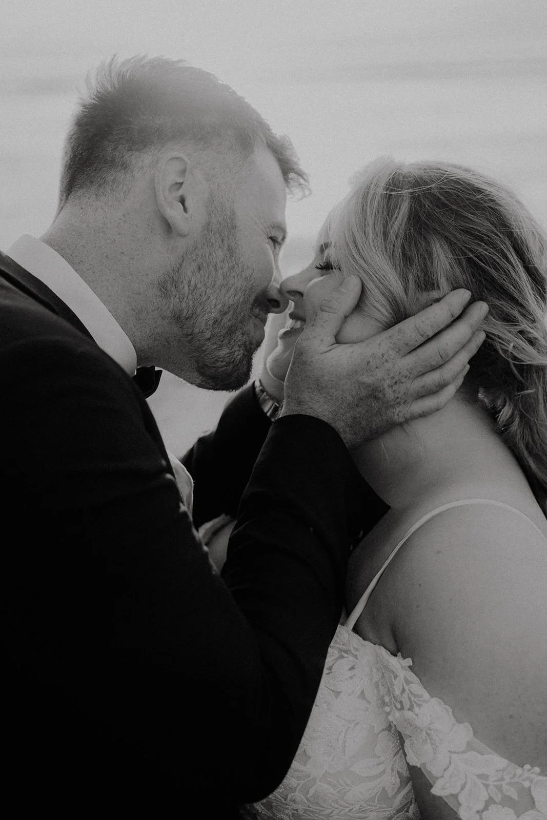 Otaki beach sunset wedding photos