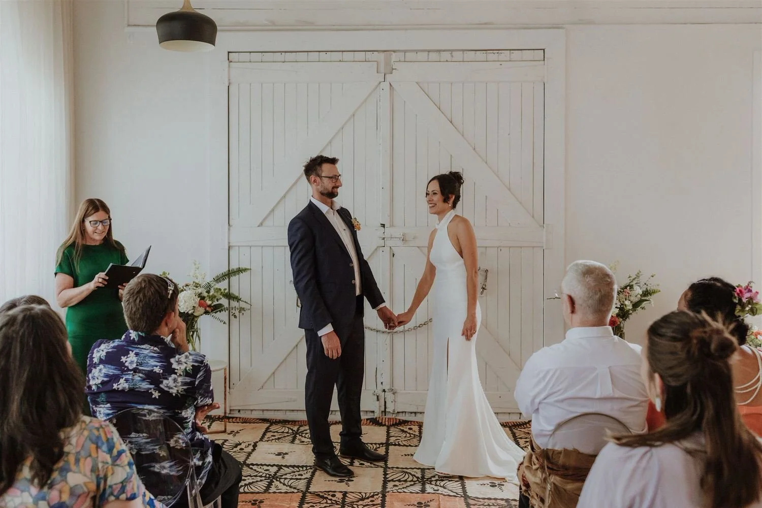 Canape Room Wedding Ceremony Wellington