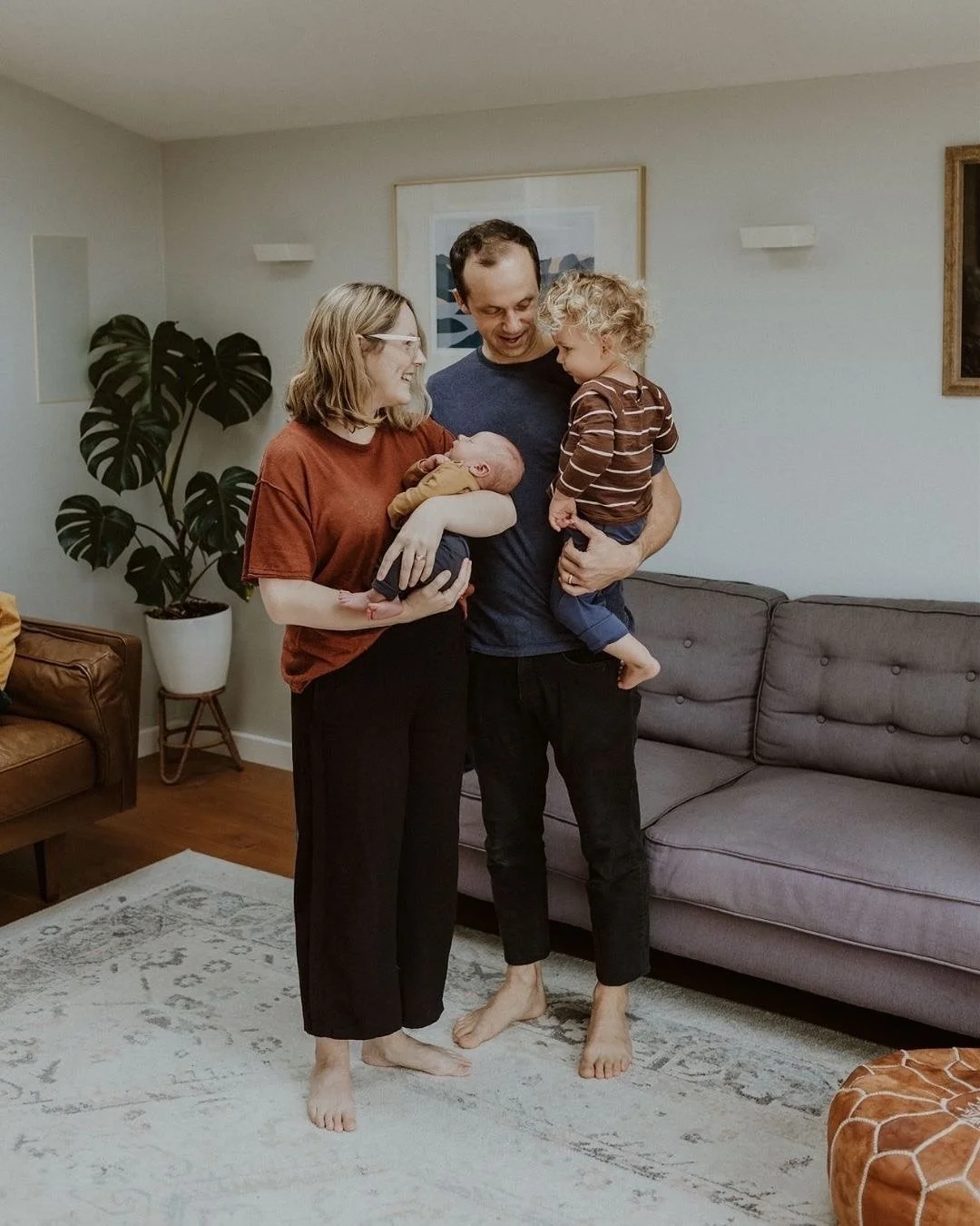 This session might look familiar because I&rsquo;ve photographed and shared this adorable family before. They are now a family of four! 

I&rsquo;ve felt inspired by their home ever since our first photo session in 2023, so it was lovely to be back p