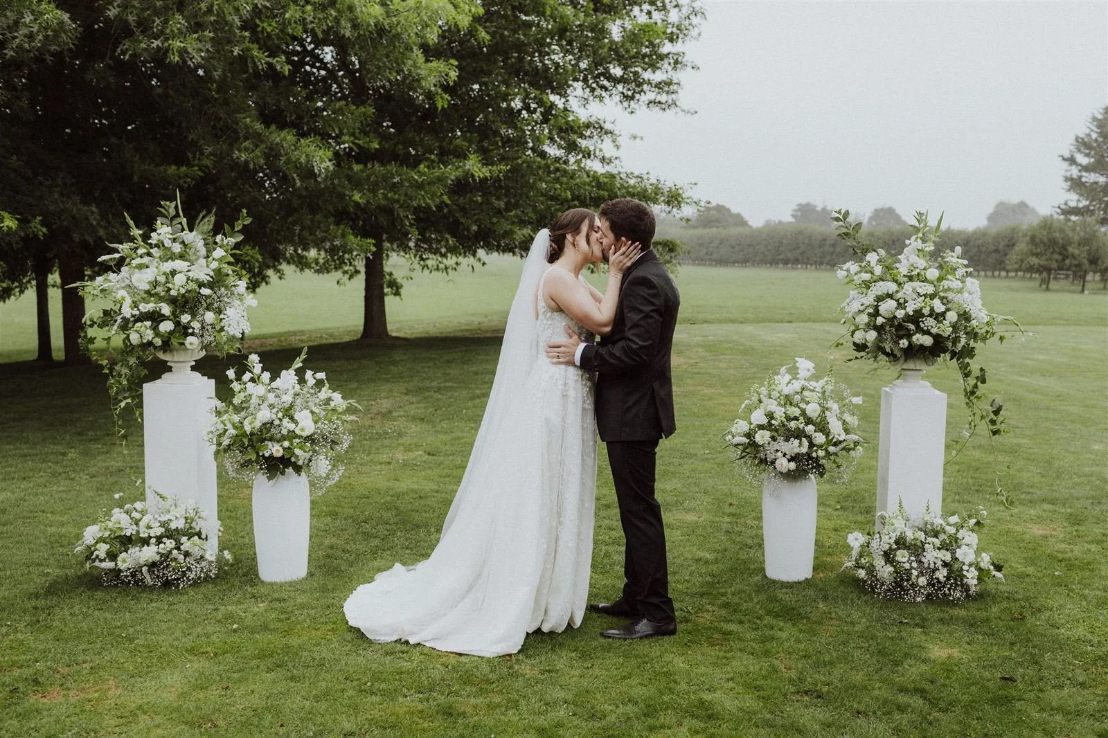 Wairarapa rainy day wedding photos