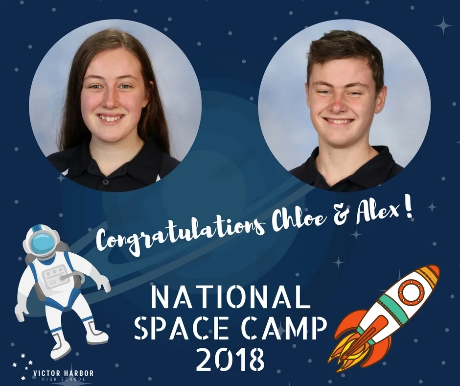 Two VHHS Students off to SPACE CAMP!