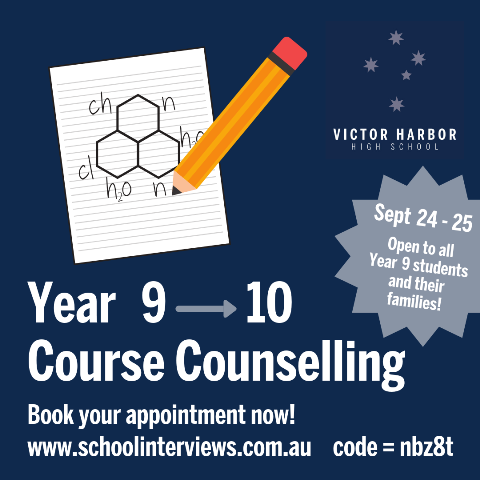 Course Counselling Year 9 to Year 10