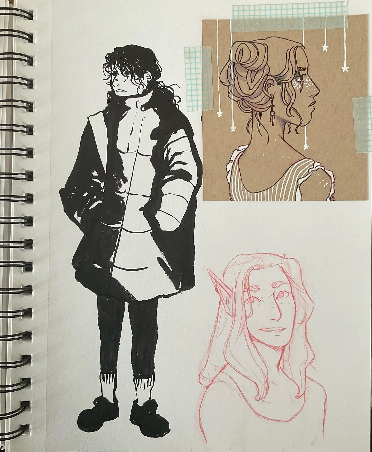 Some sketchbook pages!
.
.
.
.
.
#sketchbook #artistsoninstagram #inkdrawing #ohuhumarkers