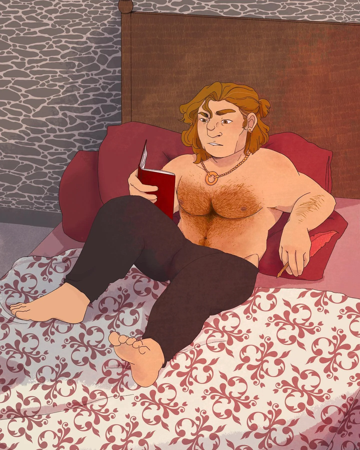 Redraw of an old Varric piece from 2017! Feels cool to see they way my art has changed since then. 
.
.
.
#dragonage #dragonageinquisition #varrictethras #varrictethrasfanart #dragonagefanart #artistsoninstagram #illustration #redrawingoldart