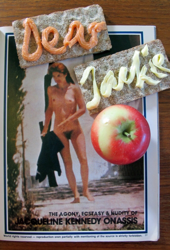 From Marthe Ramm Fortuns book Inverted Sky; Letters to Jackie .