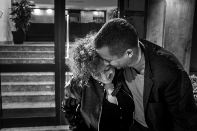 Nan Goldin and JH Engström in Landskrona, August 2014 Photo: Nina Strand