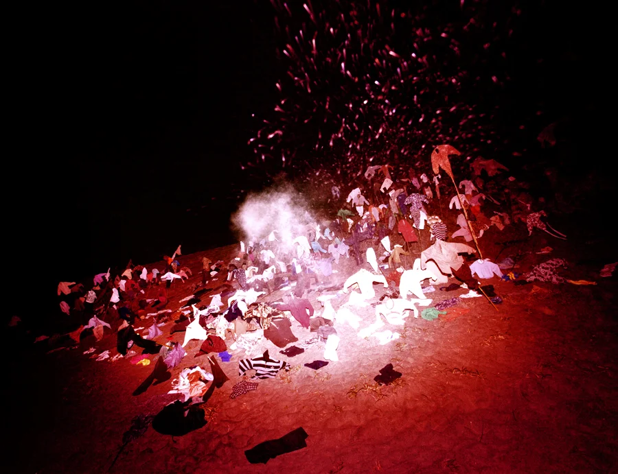 Scarecrow party , from Rasen Kaigan series, 2010, LIeko Shiga