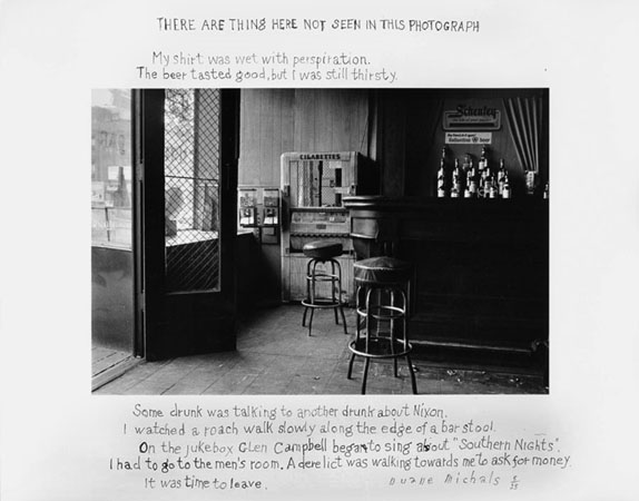 Artist Duane Michals can also be found in ths issue. Michals has made a career with his images accompanied by text or vice versa. Last year saw the premiere of his first video, Double Talk, and he is currently working on several more.