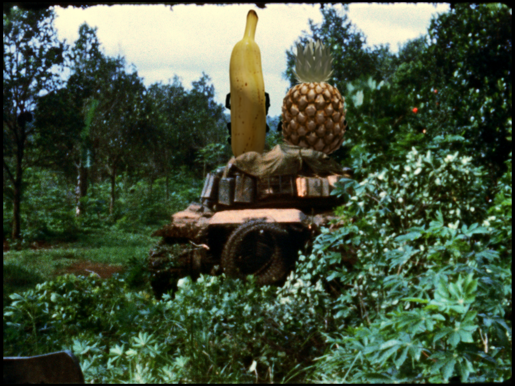 Still from Division Movement to Vungtau, Benjamin Crotty & Bertrand Dezoteux , 2016-16mm film transferred to video, 4 minutes 27 seconds, Courtesy of VI, VII, Oslo.